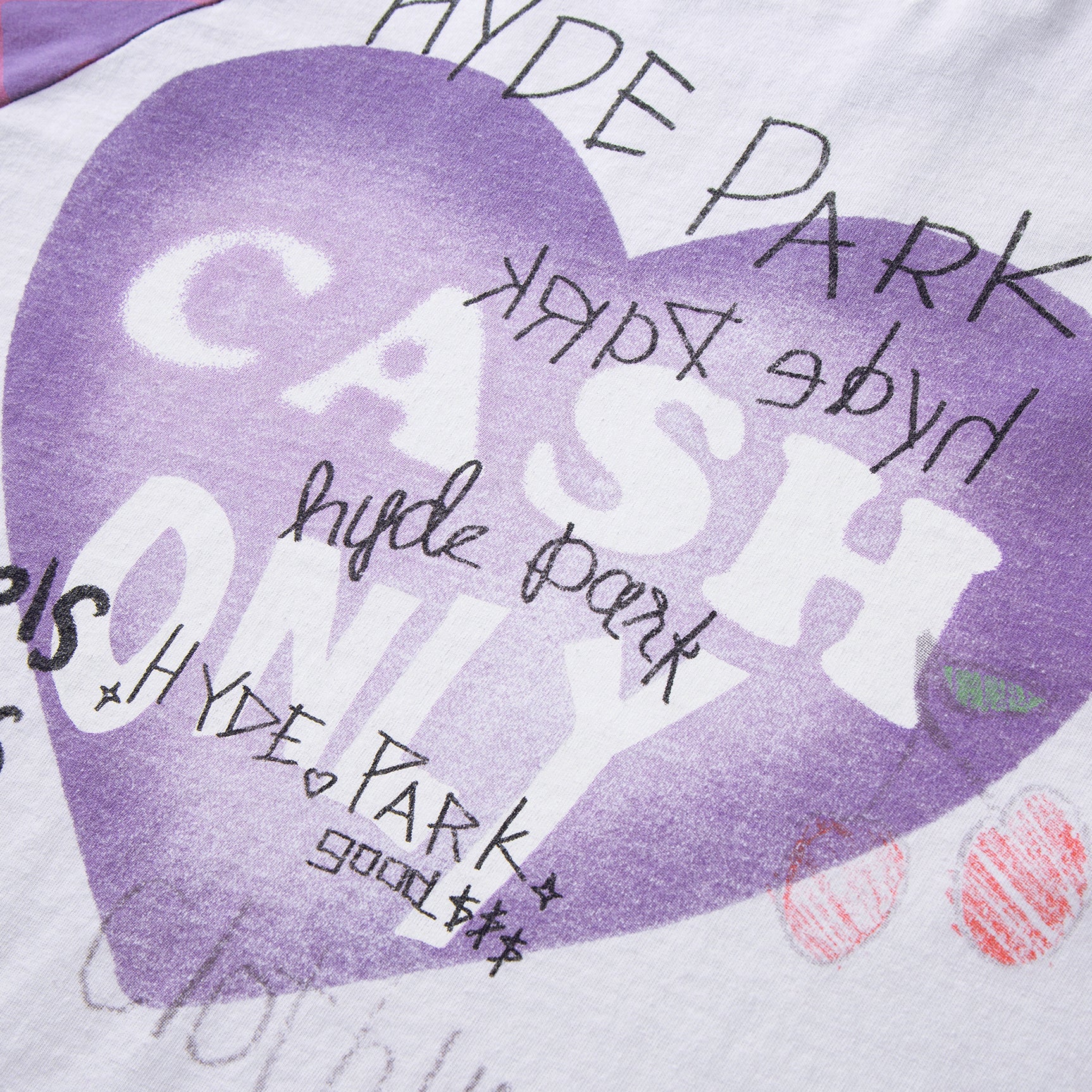 I Heart Cash Raglan- Purple