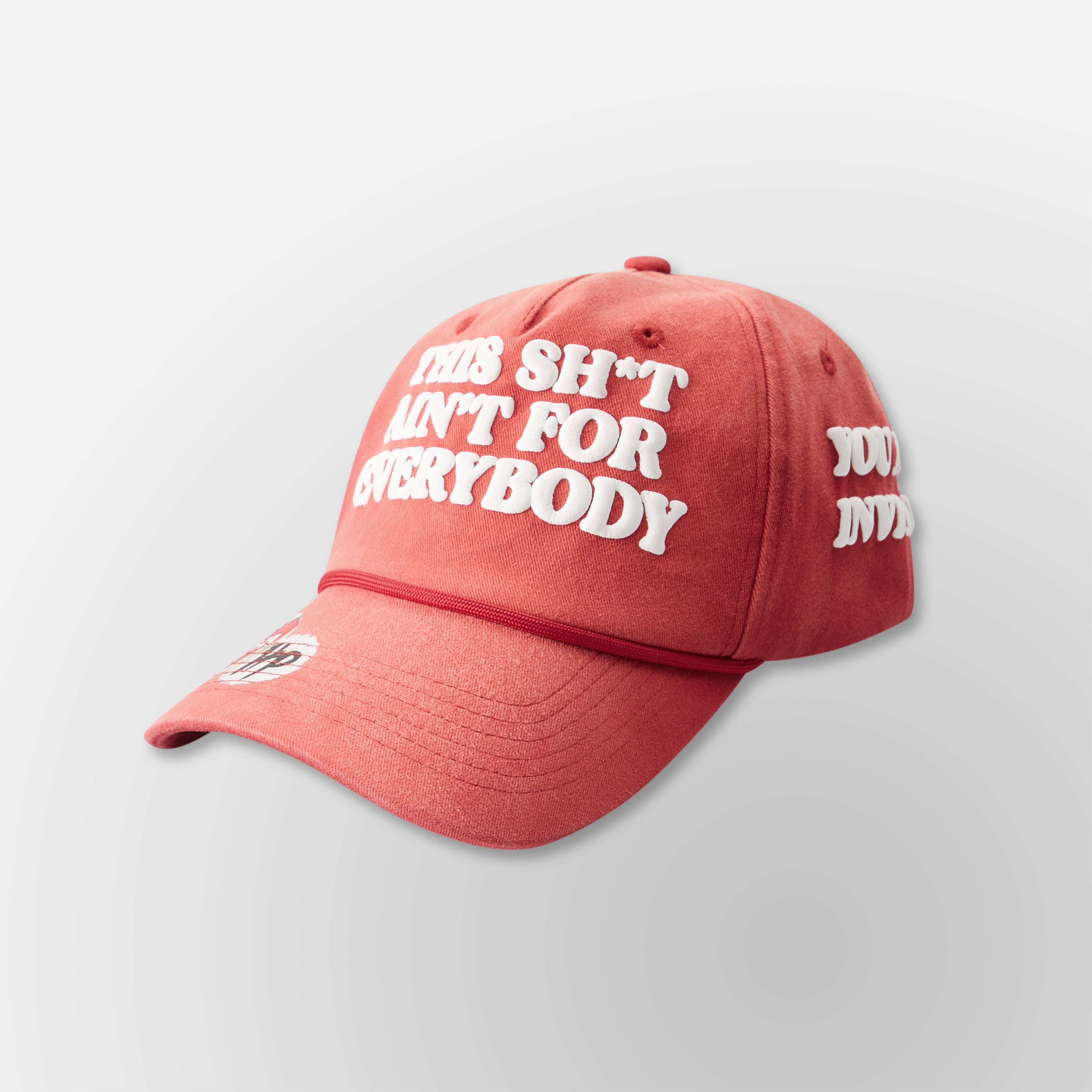 This Shit Ain't for Everybody Cap - Red