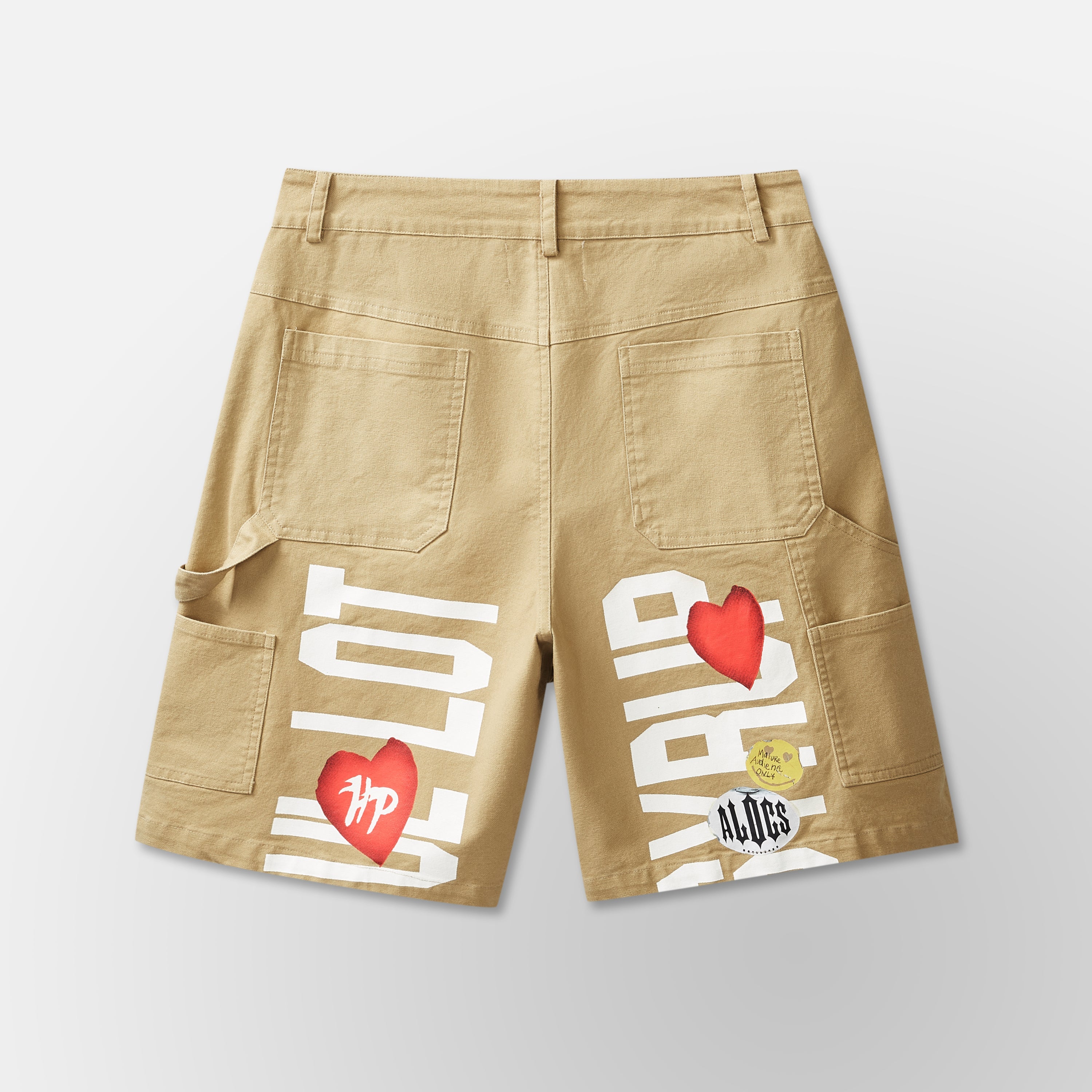 Carpenter Work Wear Shorts ALOCS x HP - Khaki