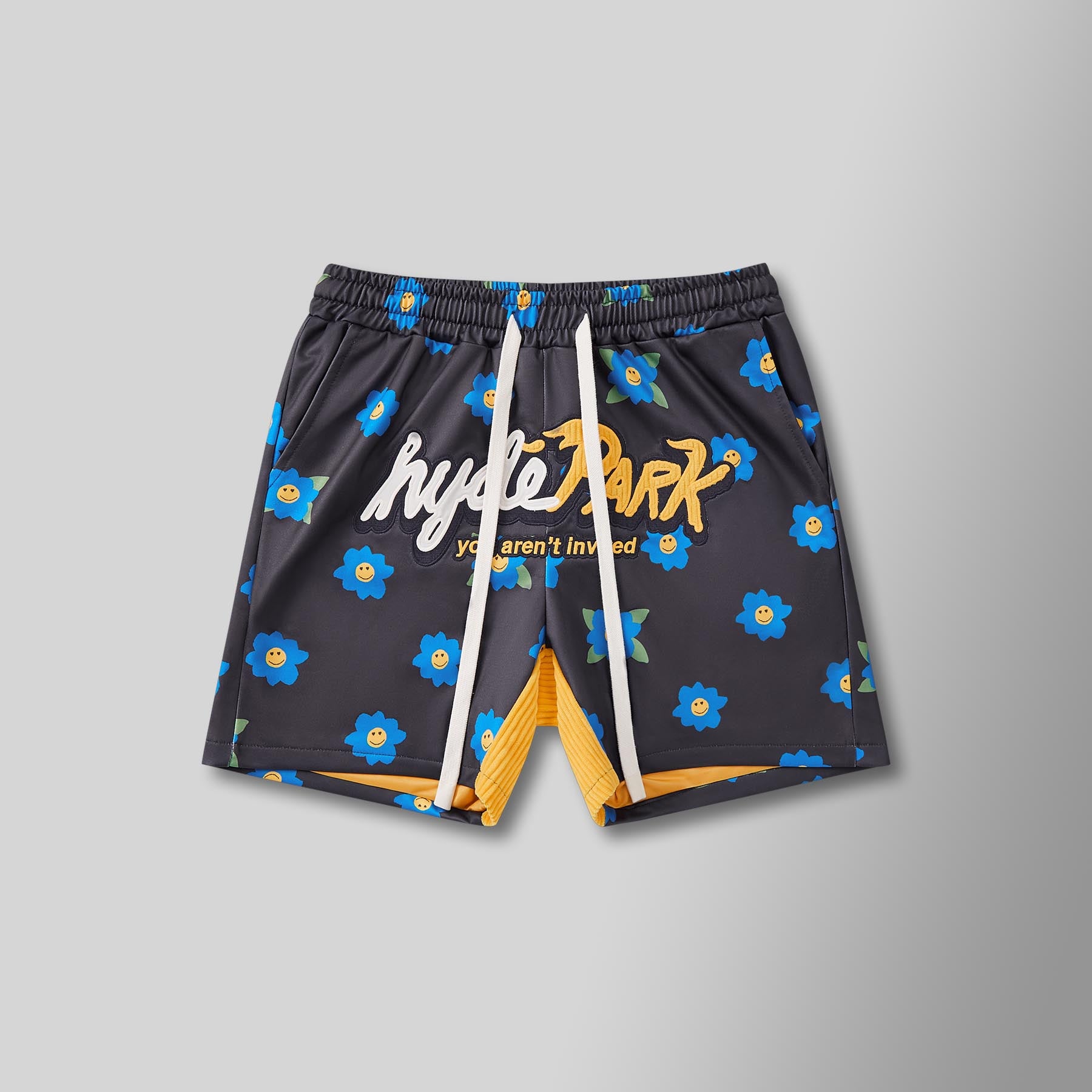 Mash Up The Weekend Shorts - Blue Lemon