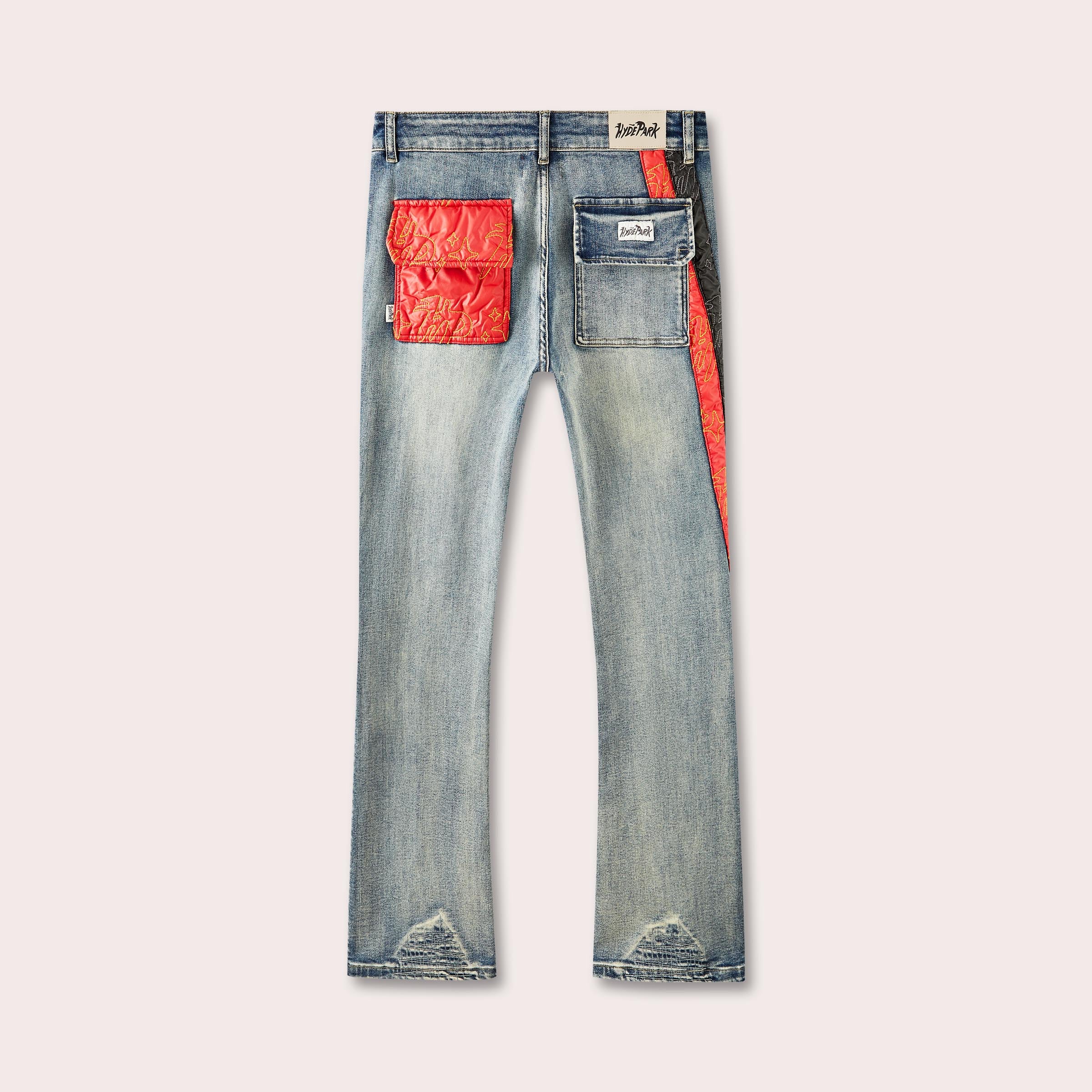 Moto Racer Denim Pant - Blue