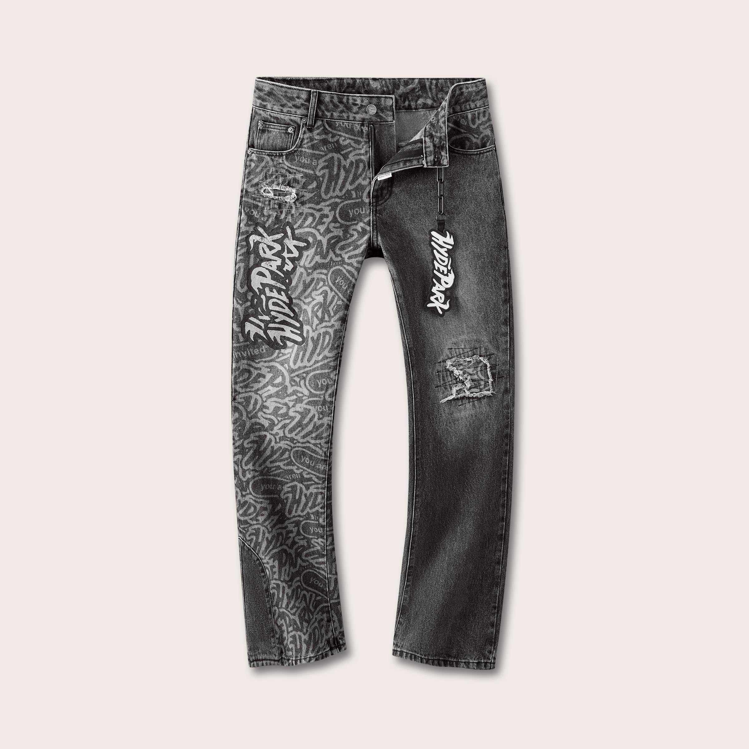 Written Up Denim Pant - Black Ink