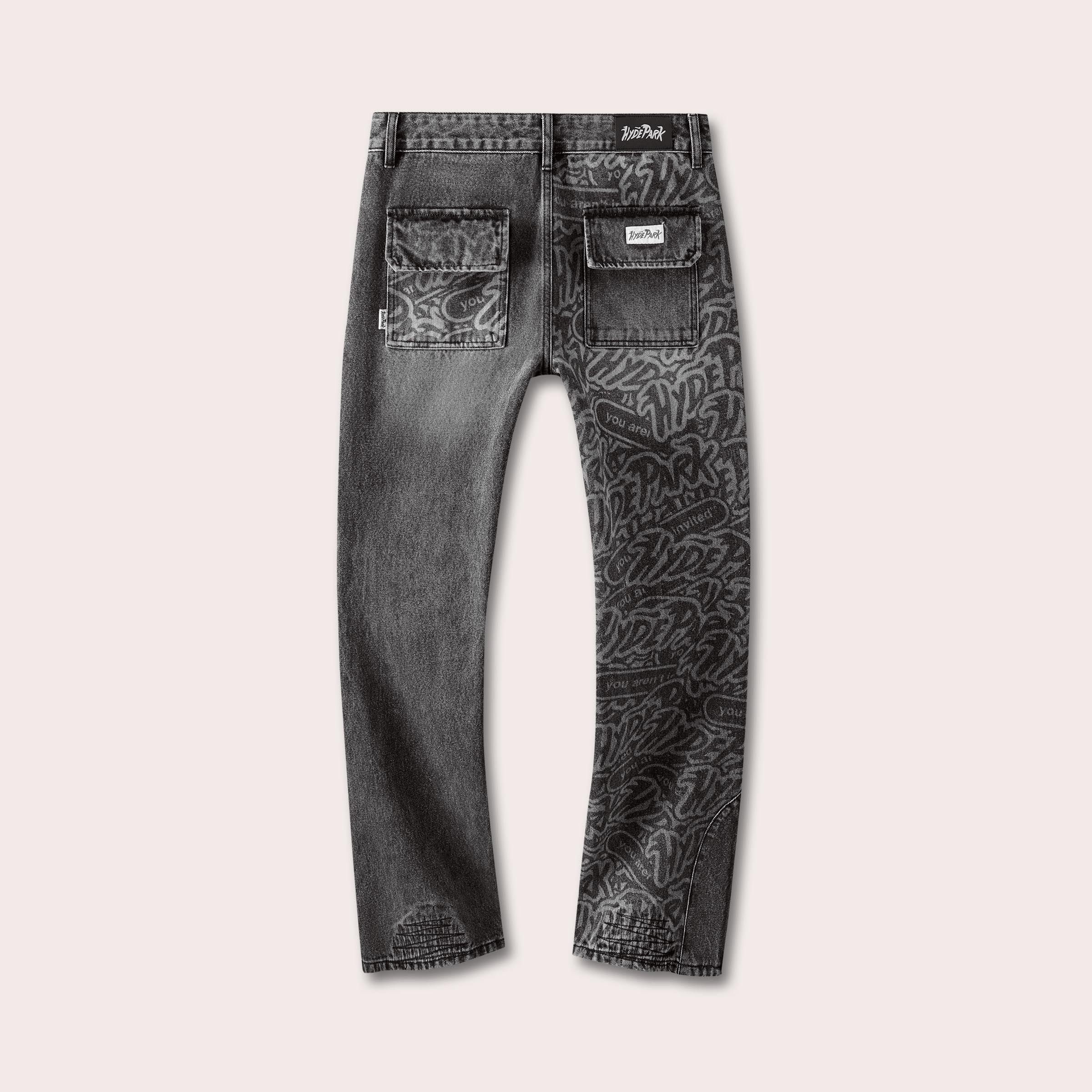 Written Up Denim Pant - Black Ink