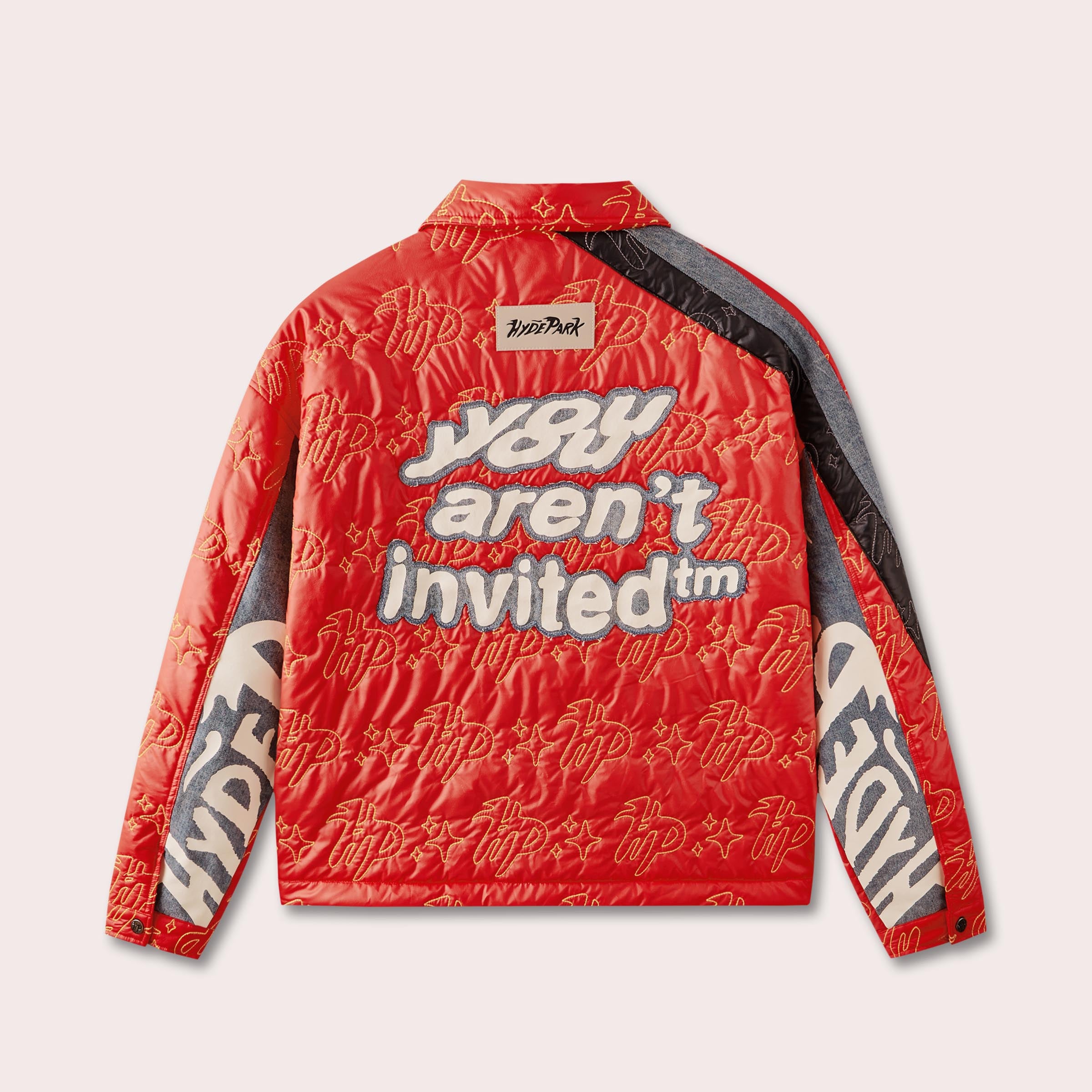 Moto Racer Coach Jacket - Red