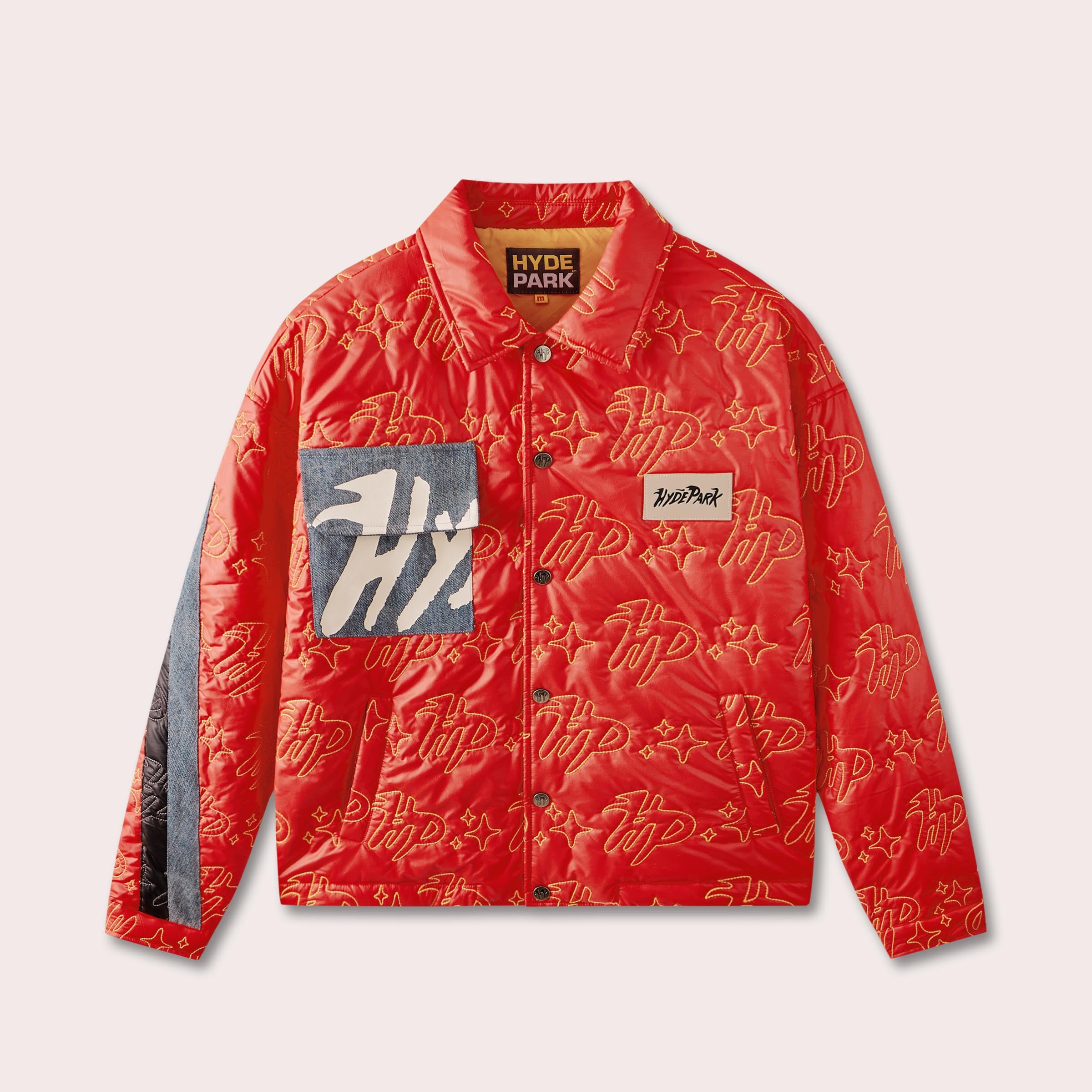 Moto Racer Coach Jacket - Red