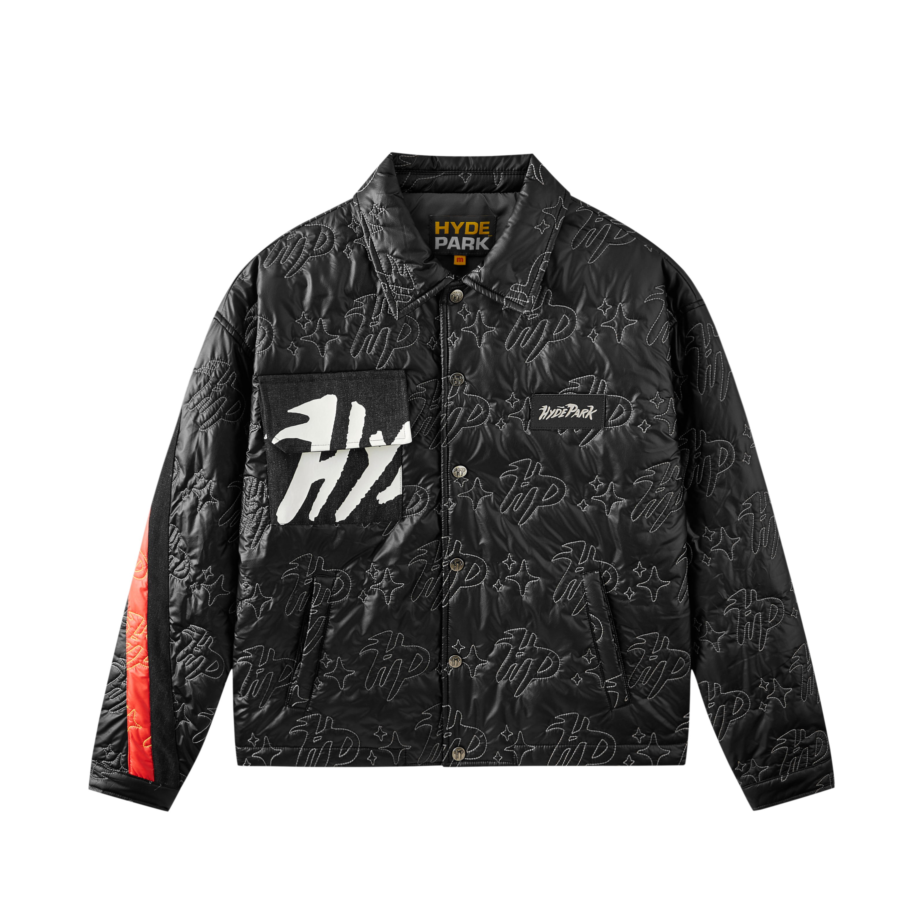 Moto Racer Coach Jacket - Black