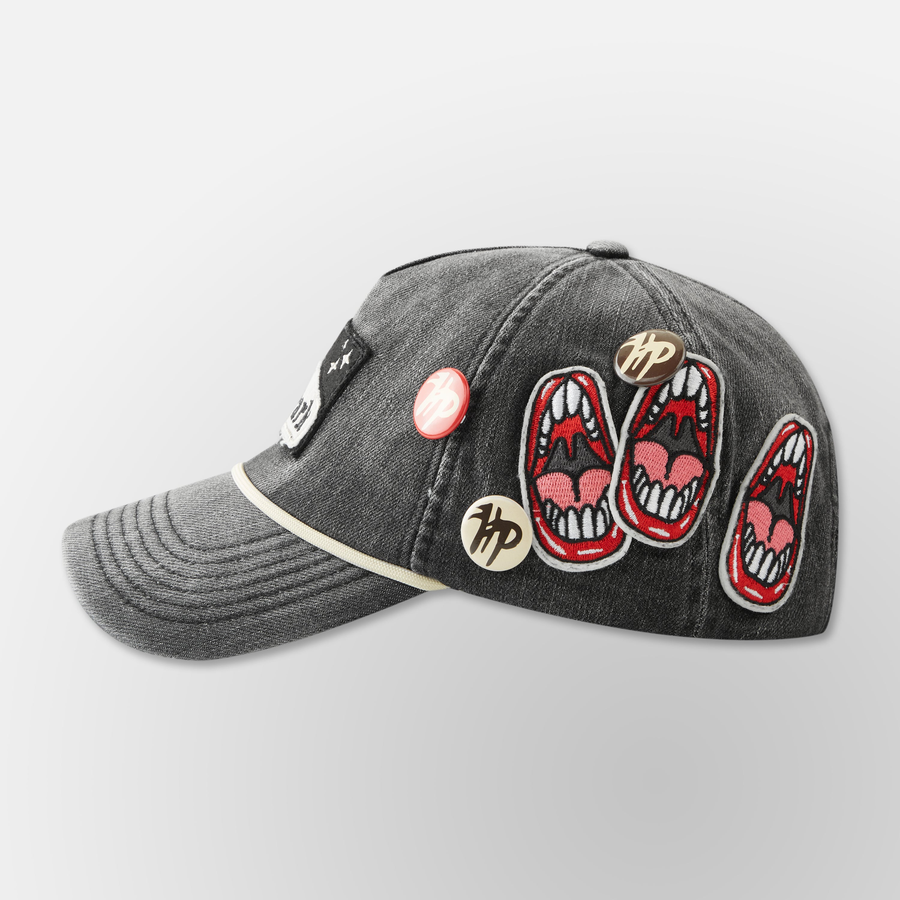 Ciggy Cig Denim Cap - BLK