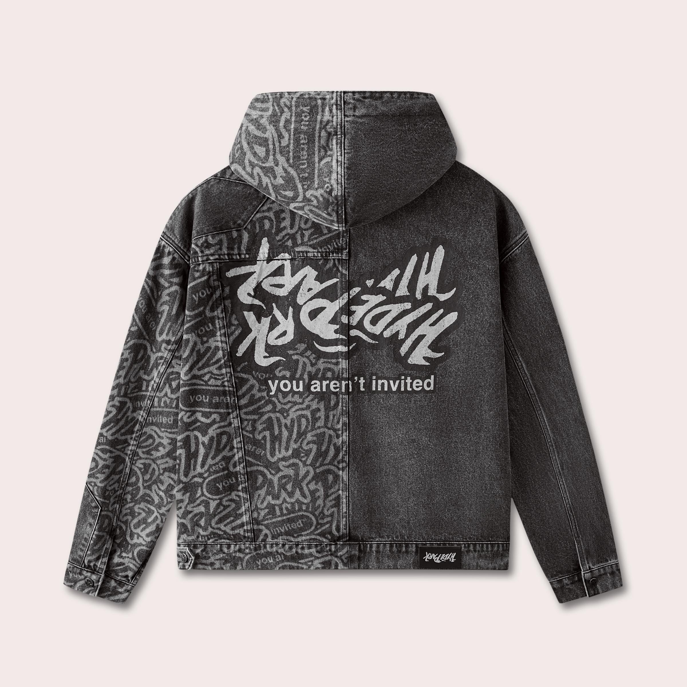 Written Up Denim Jacket - Black Ink