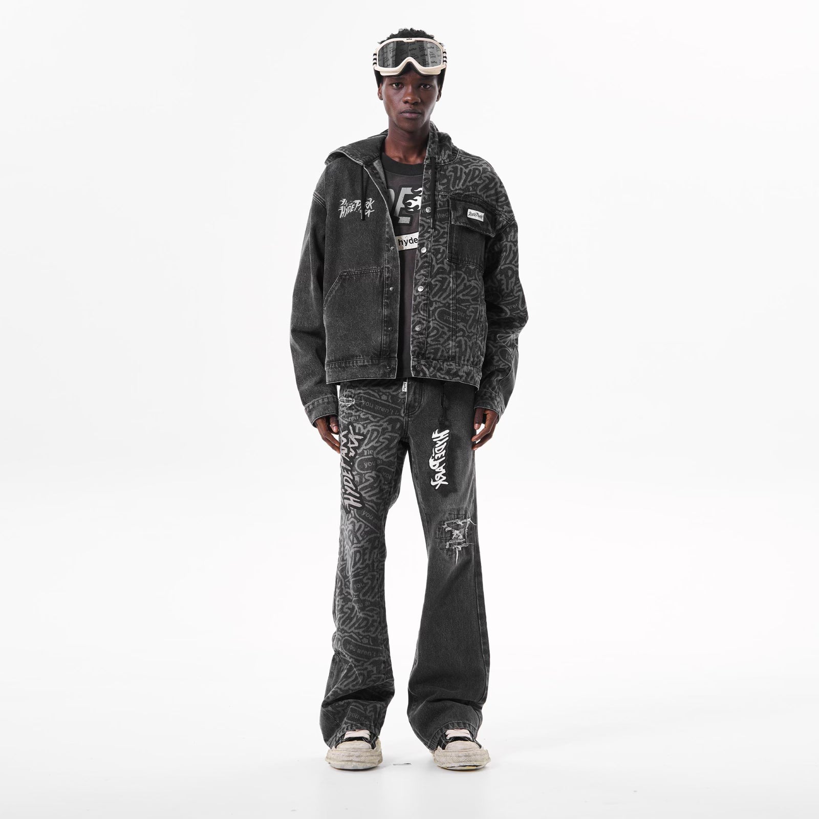 Written Up Denim Jacket - Black Ink