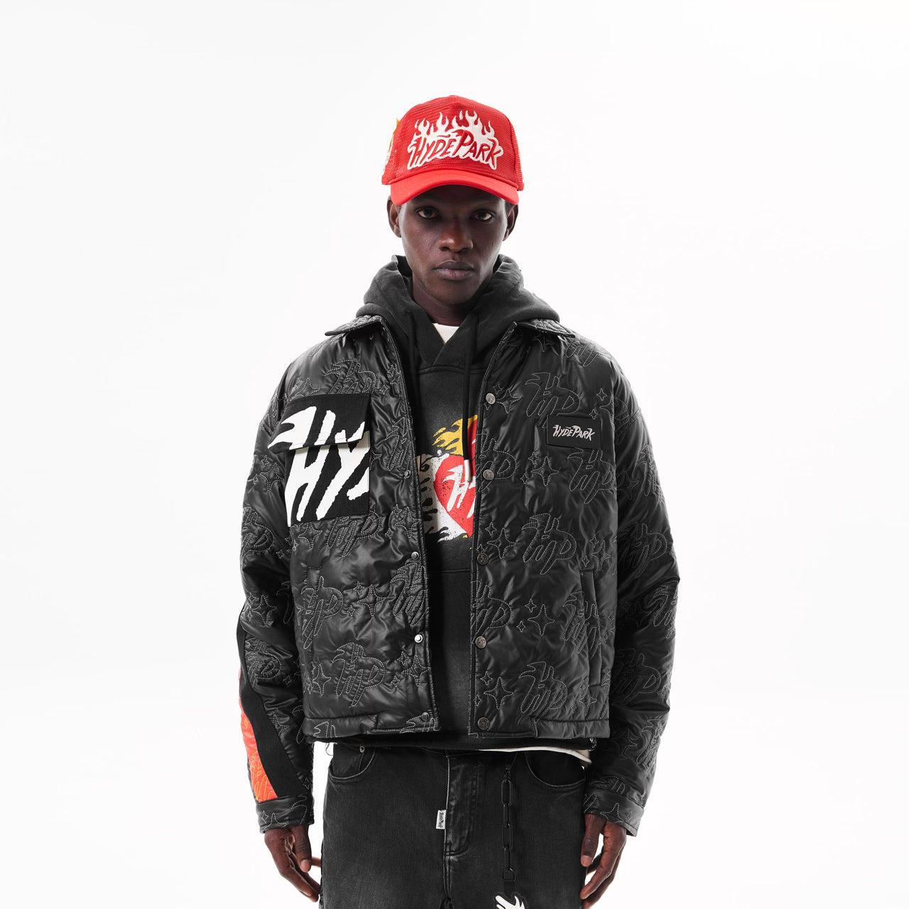 Moto Racer Coach Jacket - Black