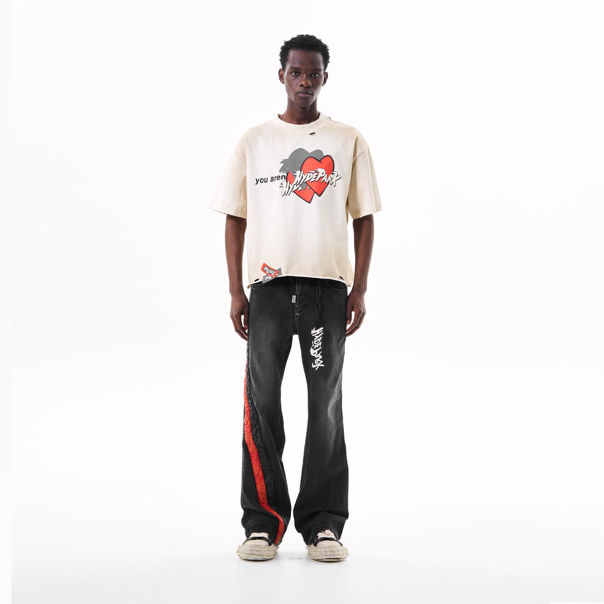 Moto Racer Denim Pant - Black