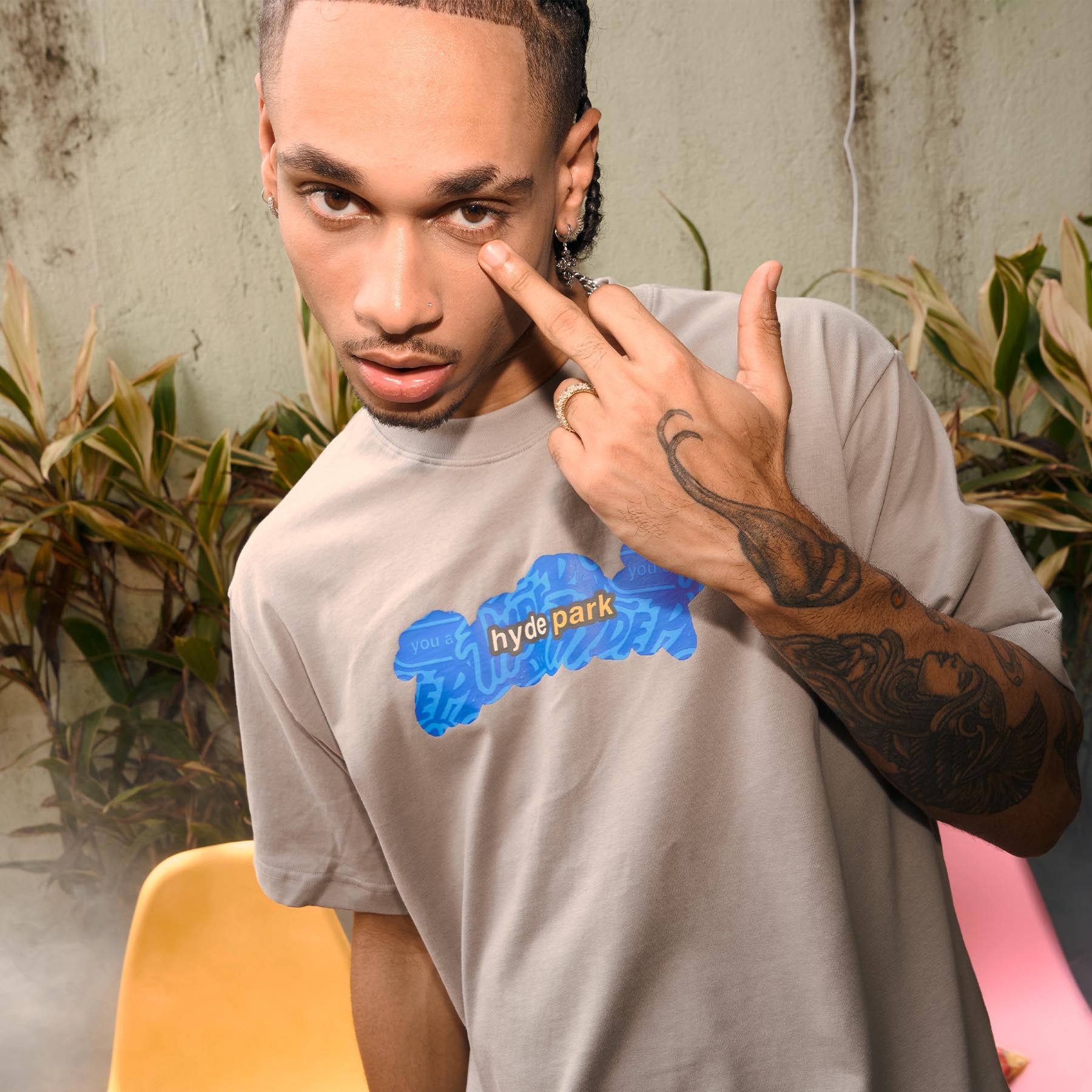 Is This Hyde Park Tee - Blue Lemon