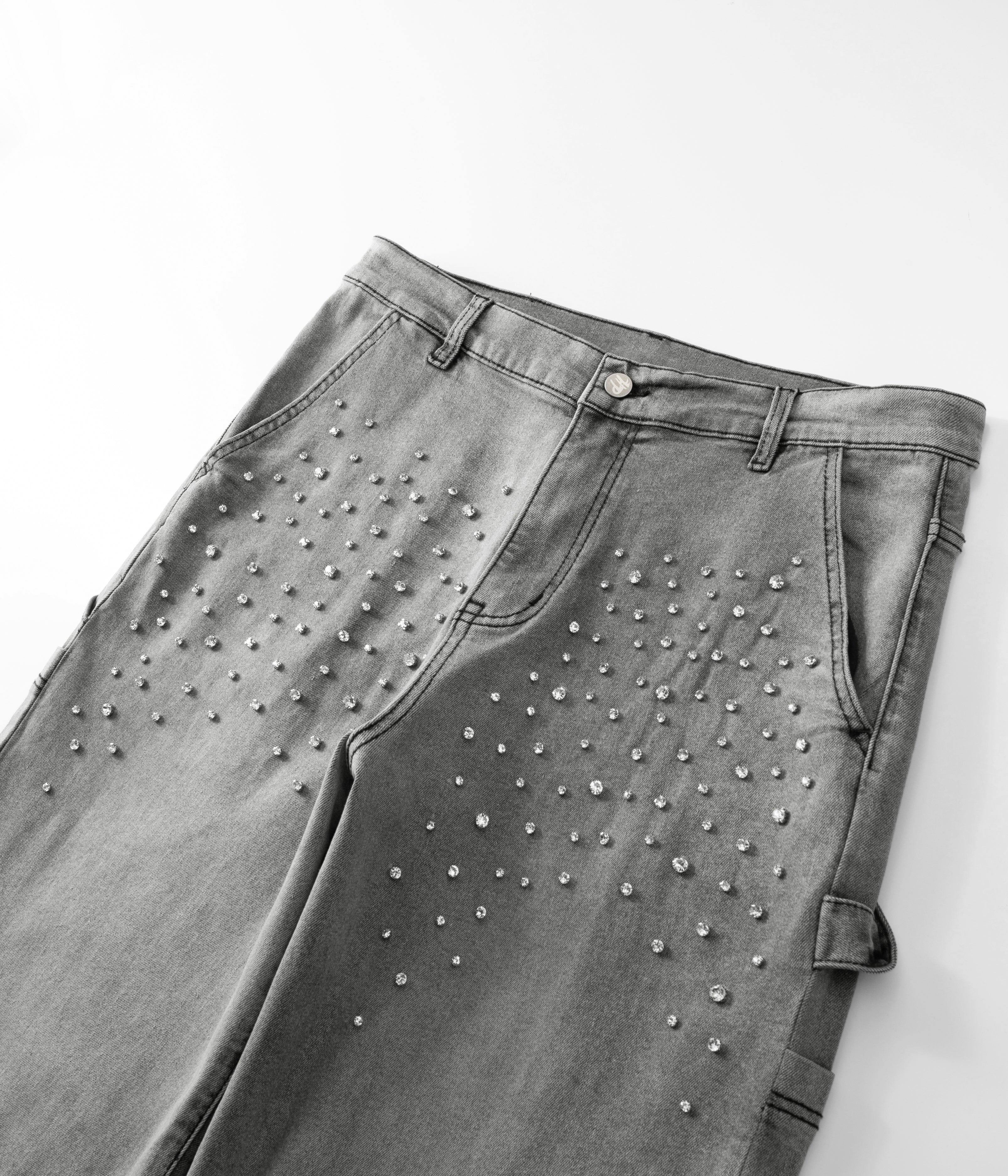 Jewels Denim Work Pants - Black