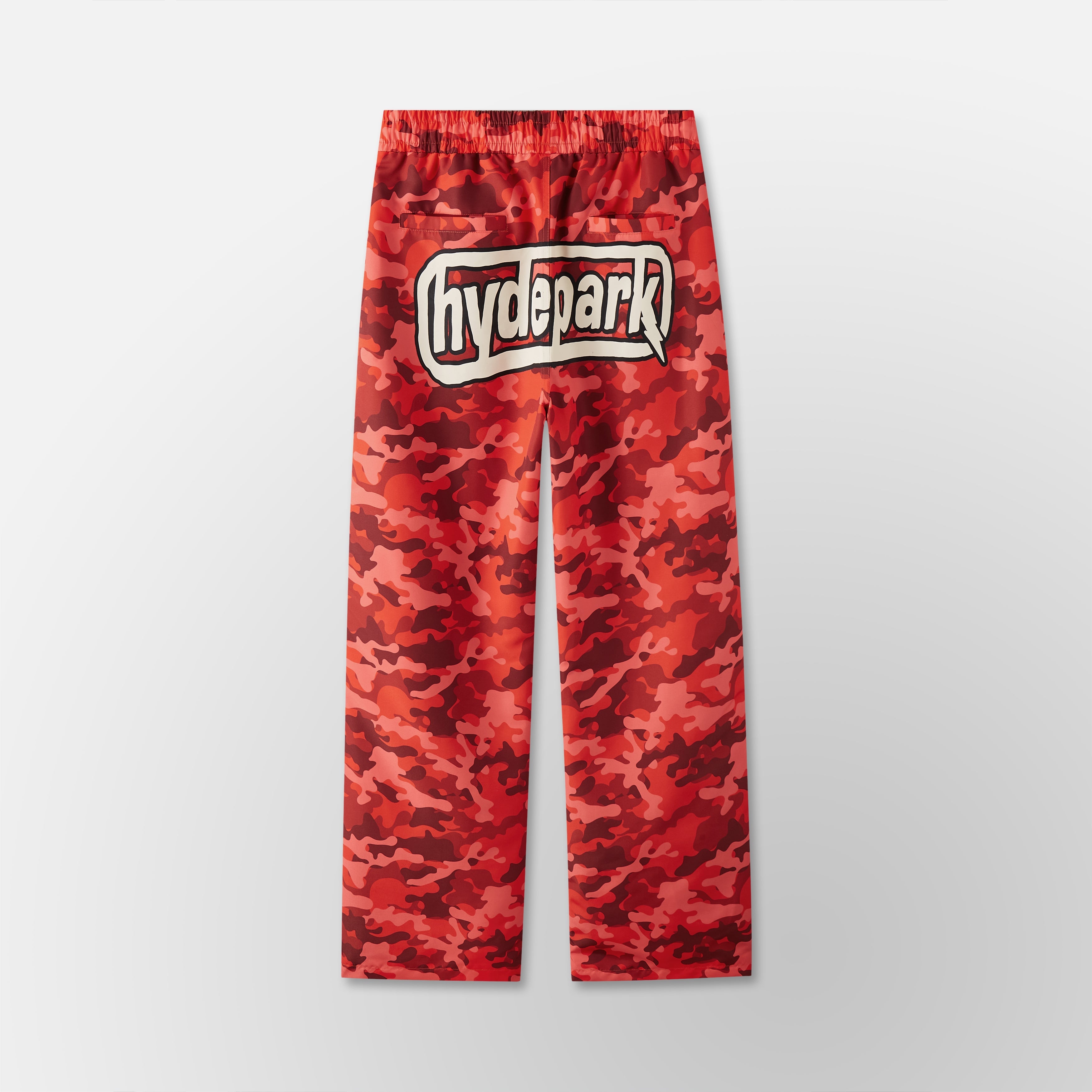 Lightning Camo Track pant - Red