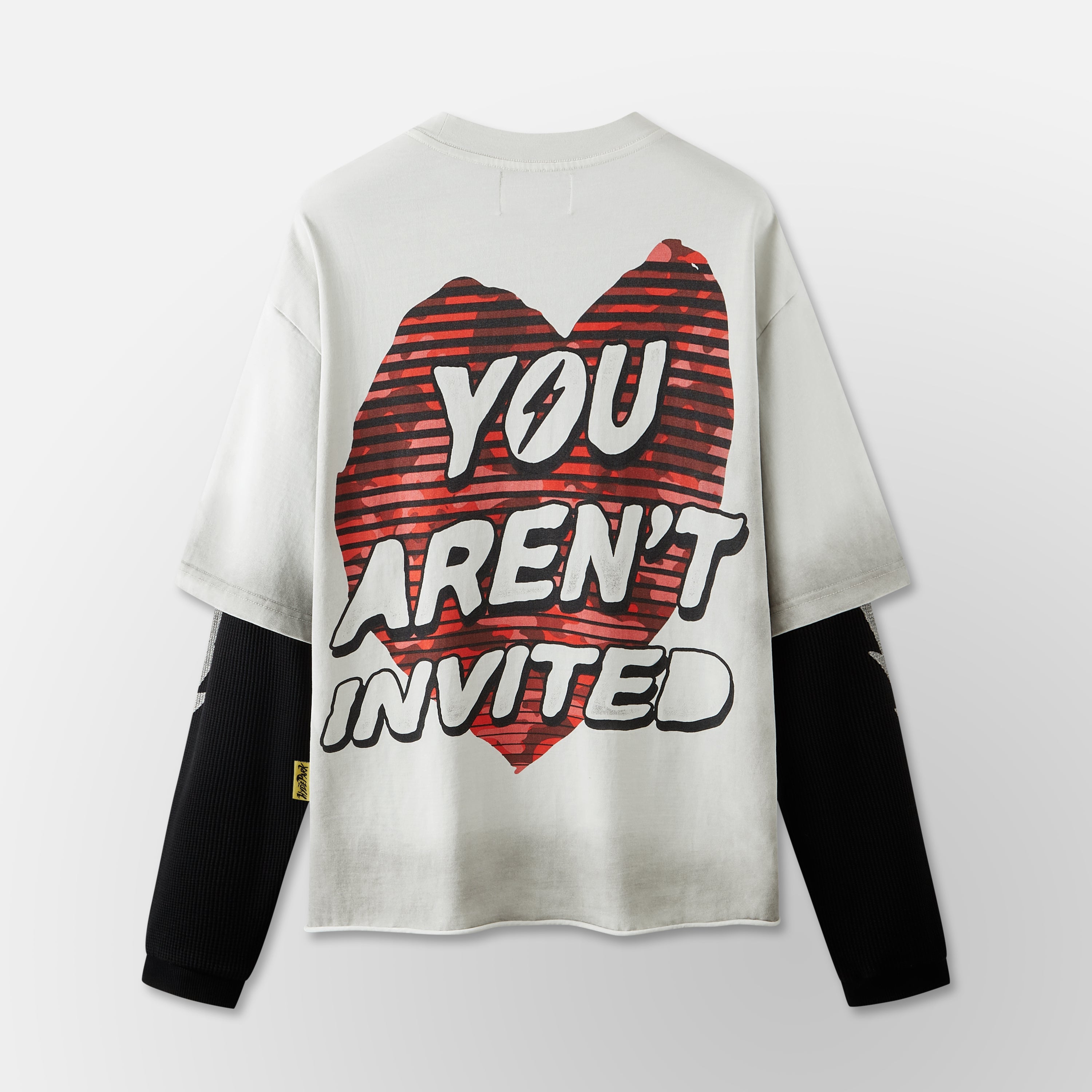 Yai-bolted camo heart -Cream red camo