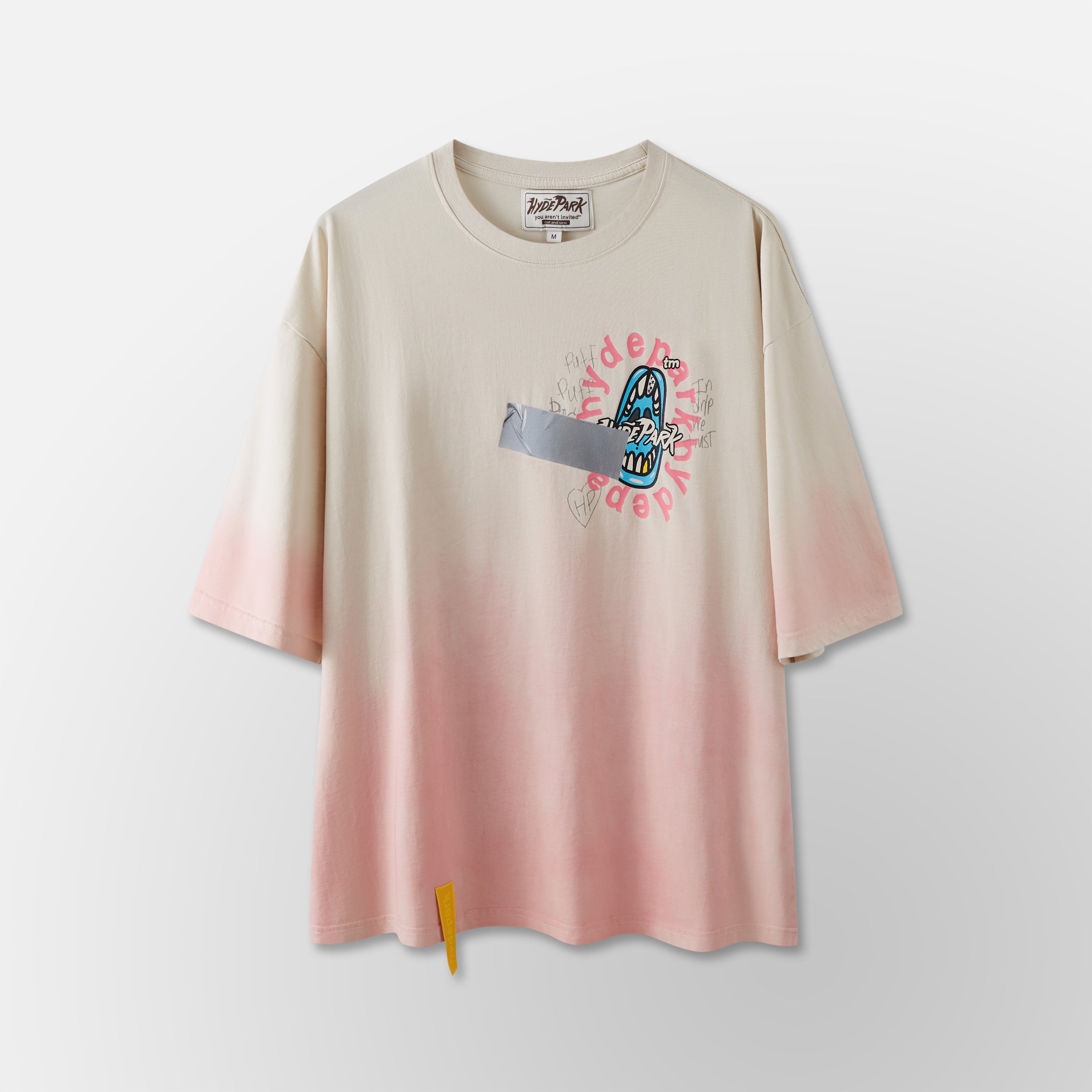Money Where Your Mouth ls Tee - Strawberry Milk