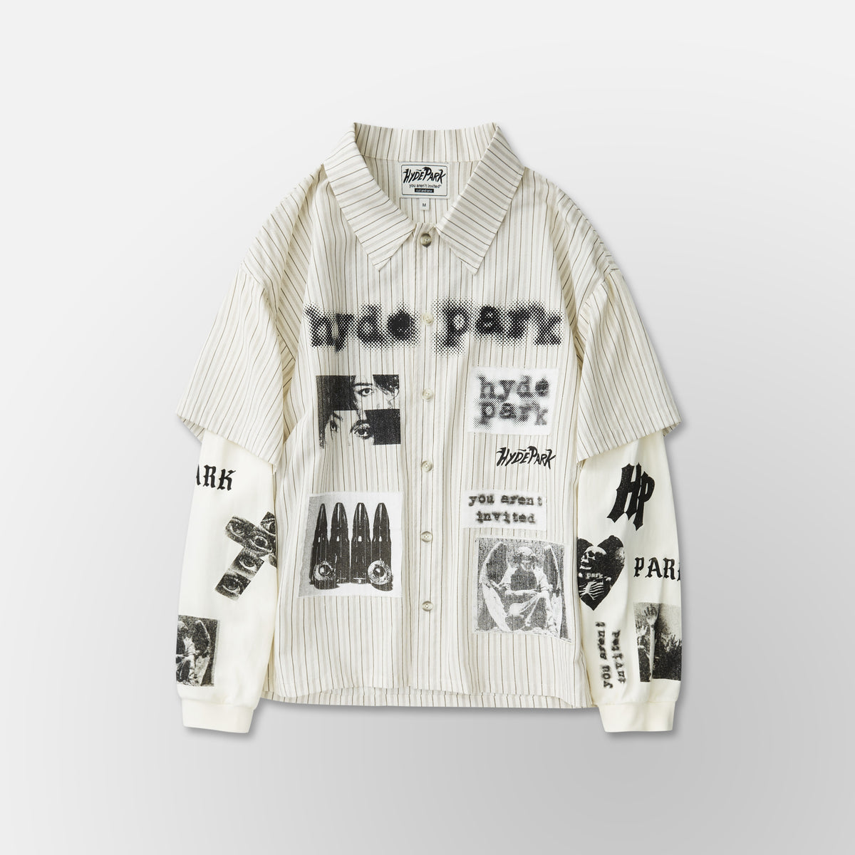 Grim Sympathy Long Sleeves Shirt - Cream