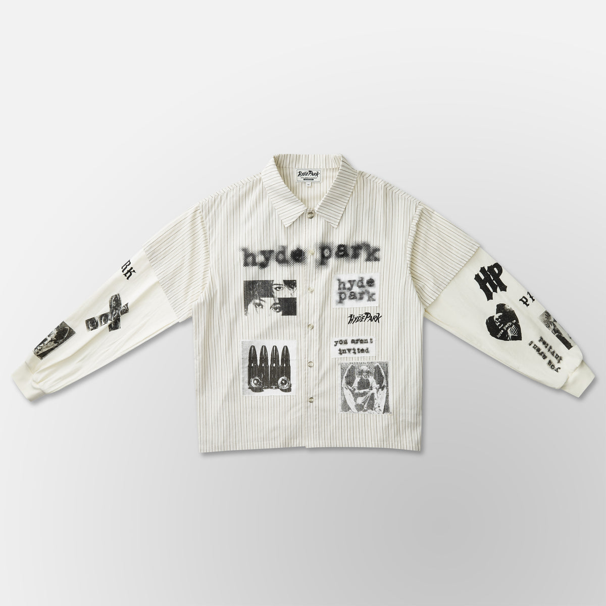 Grim Sympathy Long Sleeves Shirt - Cream