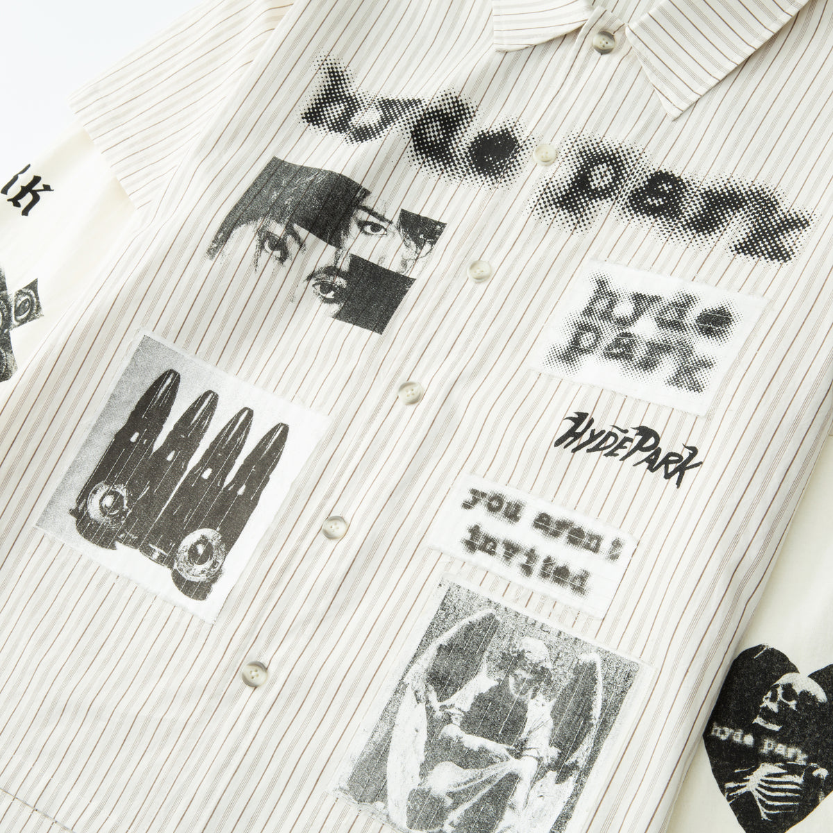 Grim Sympathy Long Sleeves Shirt - Cream