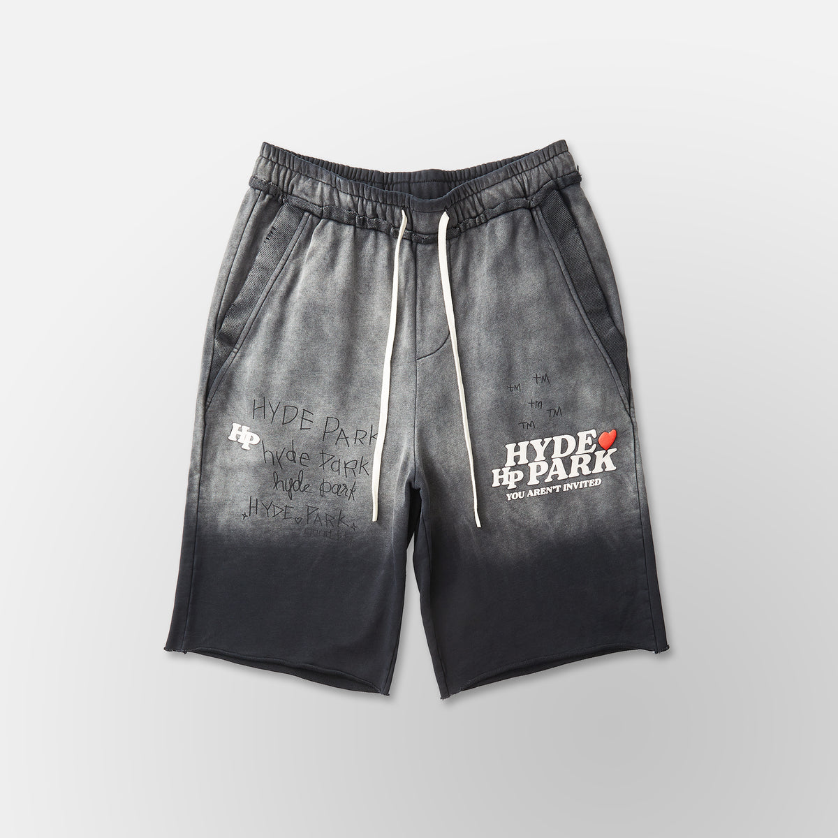 Slouch Cut Jogger Shorts - Black