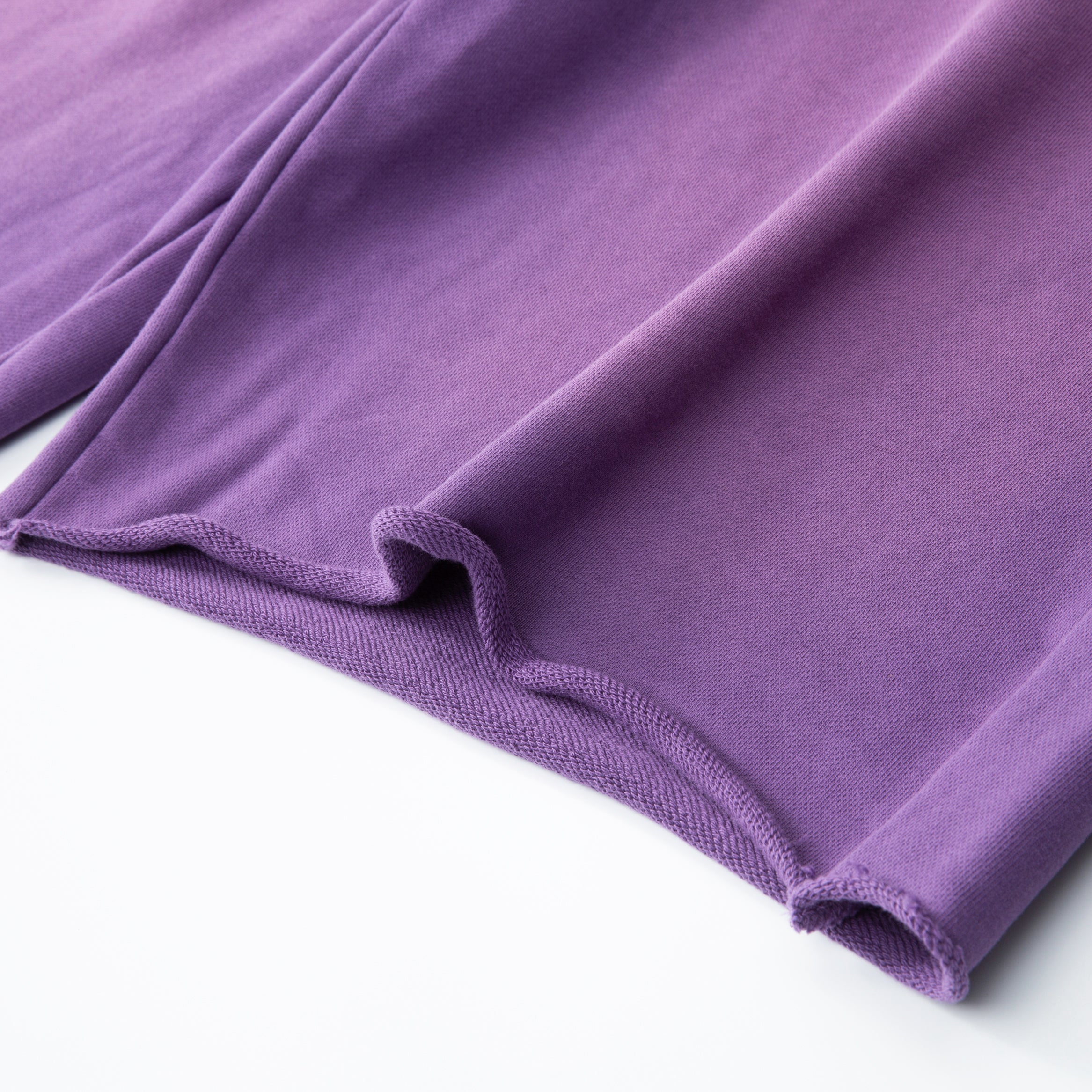 Slouch Cut Jogger Shorts - Purple