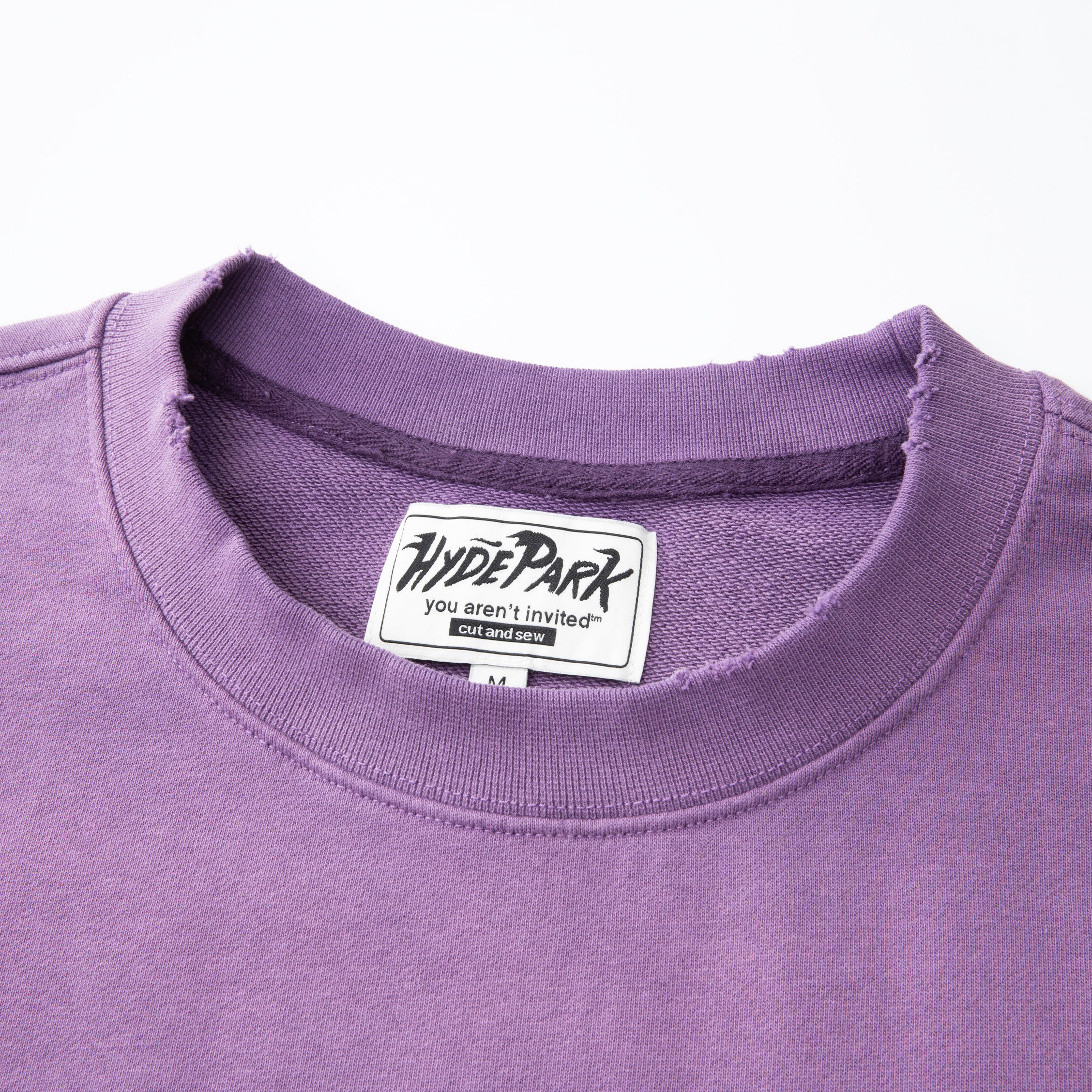 Slouch Cut Sweat Shirt - Purple