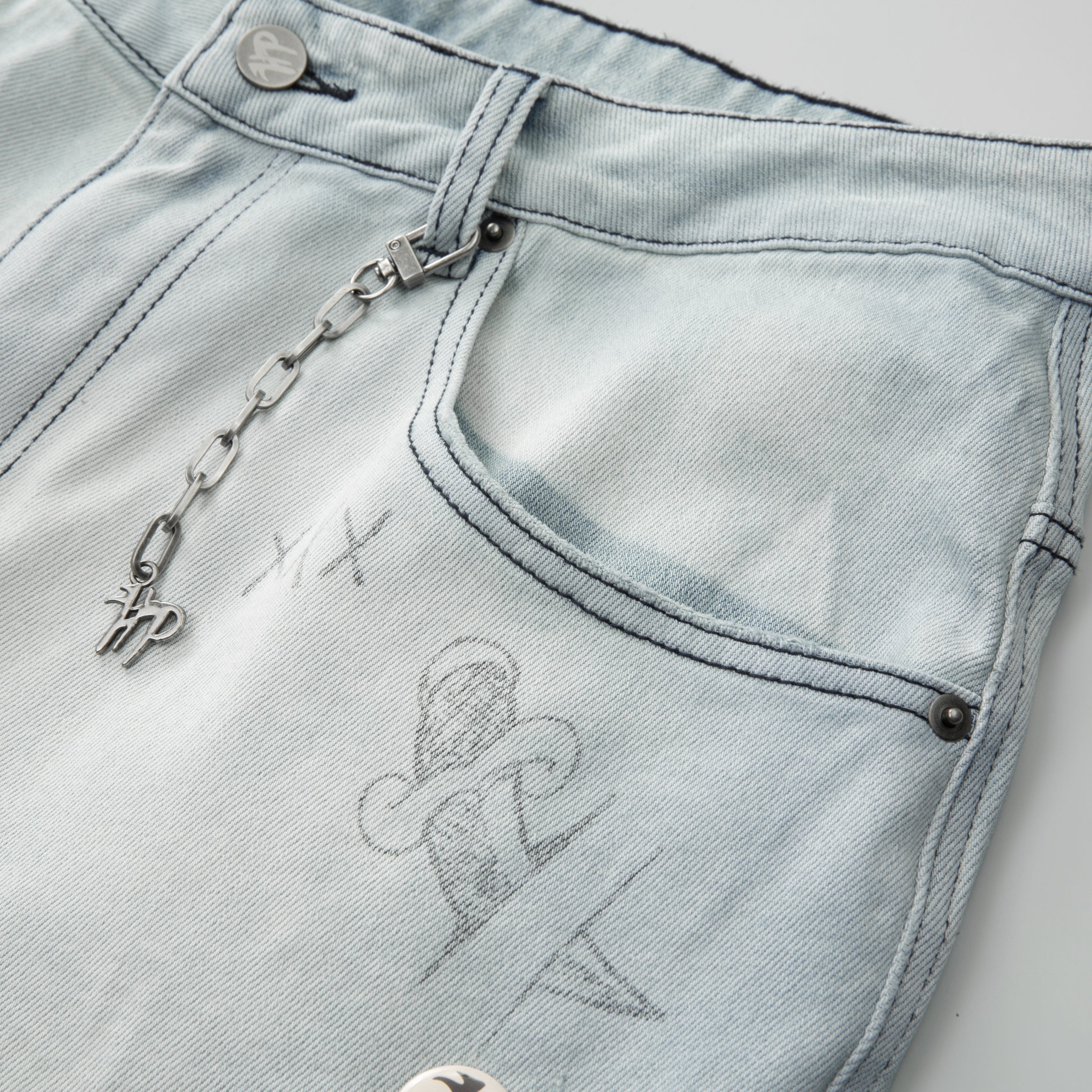 Over Night Shorts- Blue