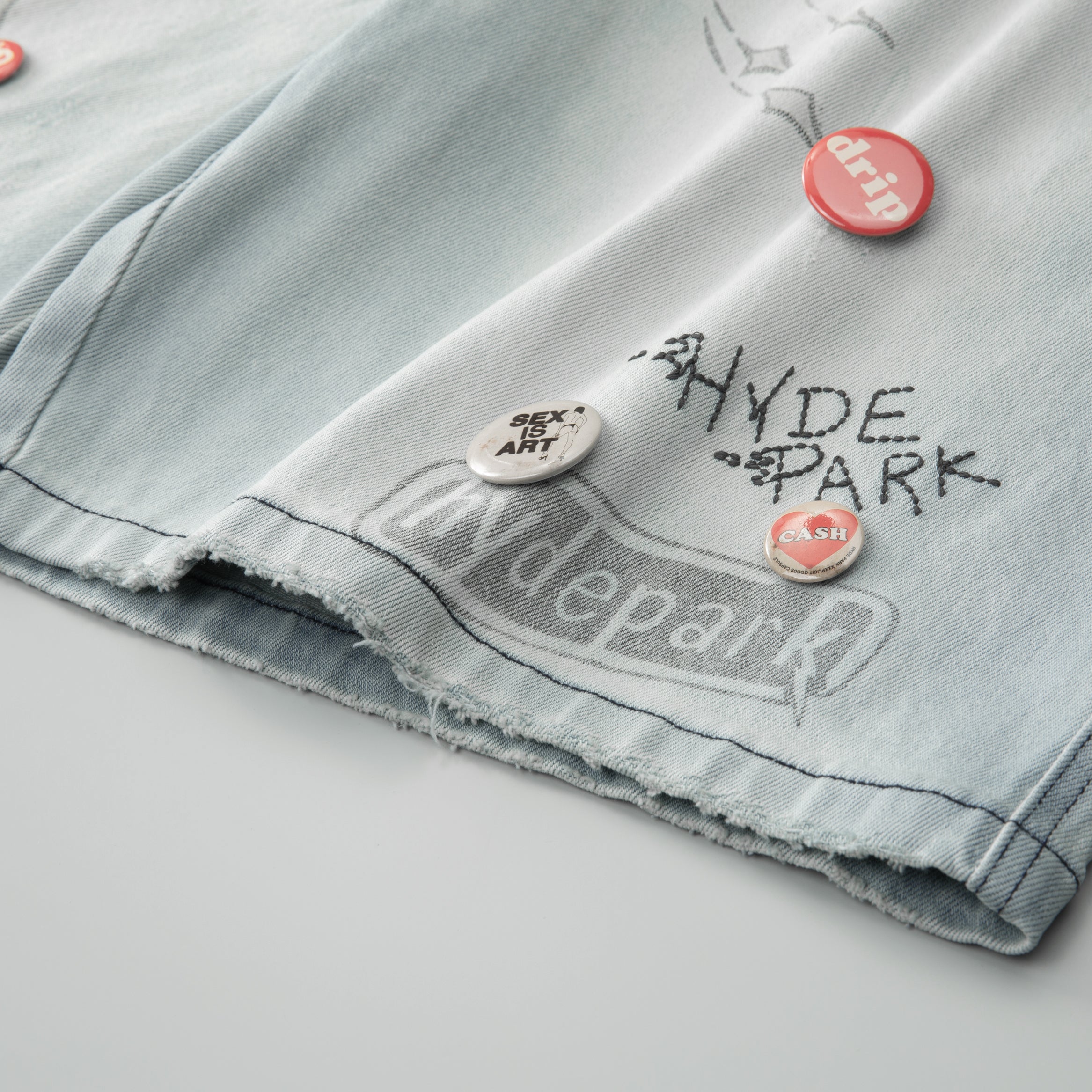 Over Night Shorts- Blue