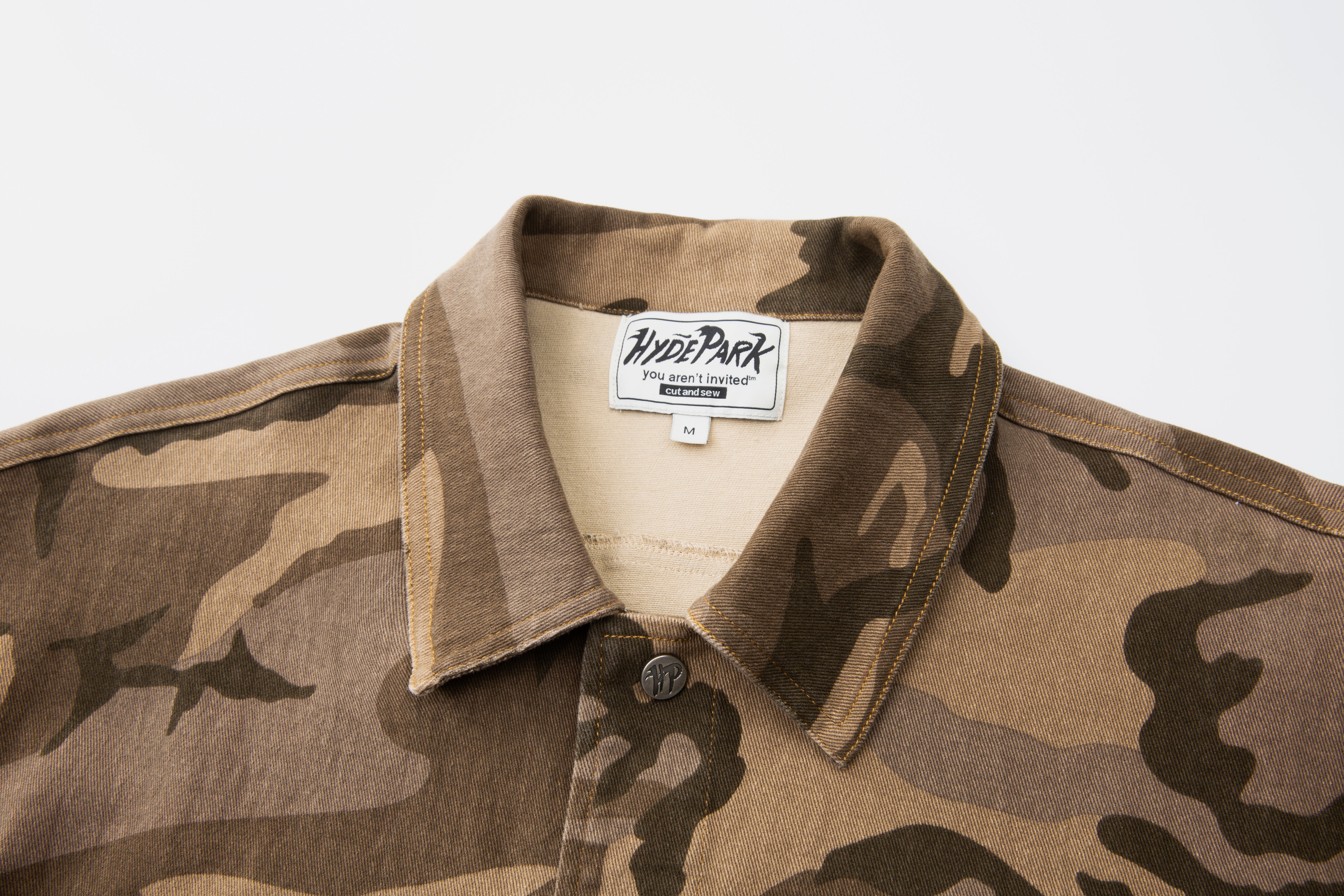 Urban Desert Camo Button Down Fatigue - Brown