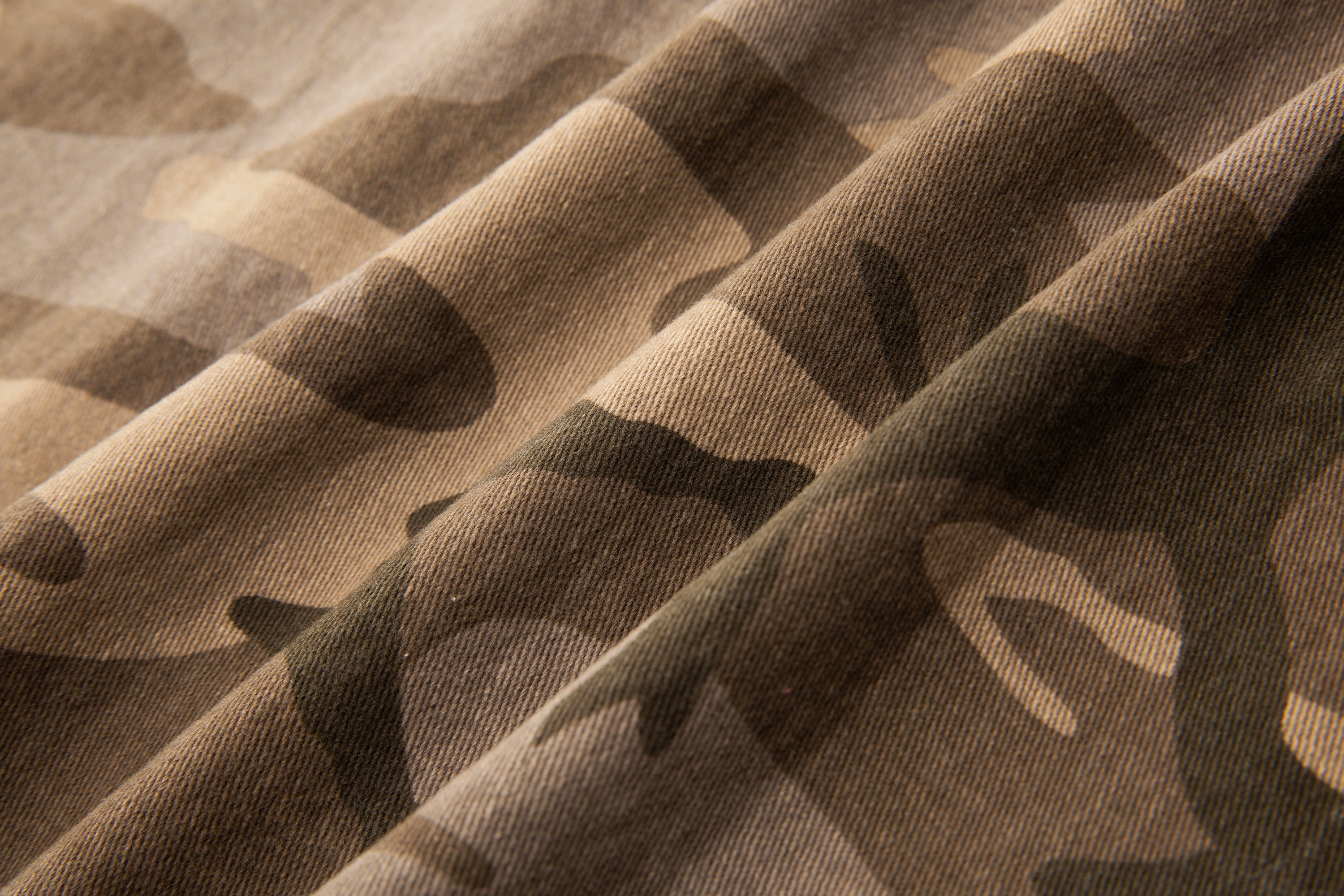 Urban Desert Camo Button Down Fatigue - Brown