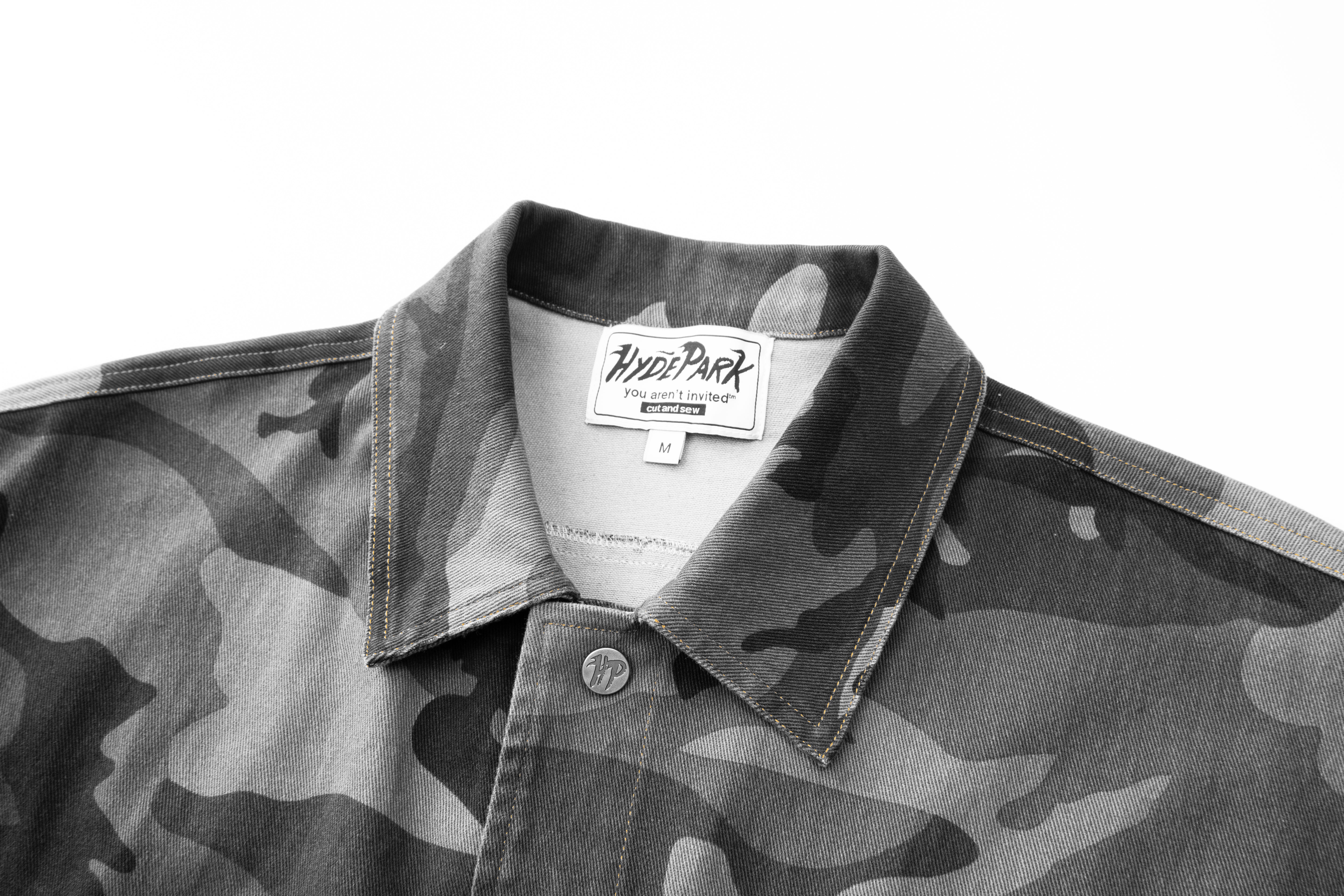 Urban Desert Camo Button Down Fatigue - Grey