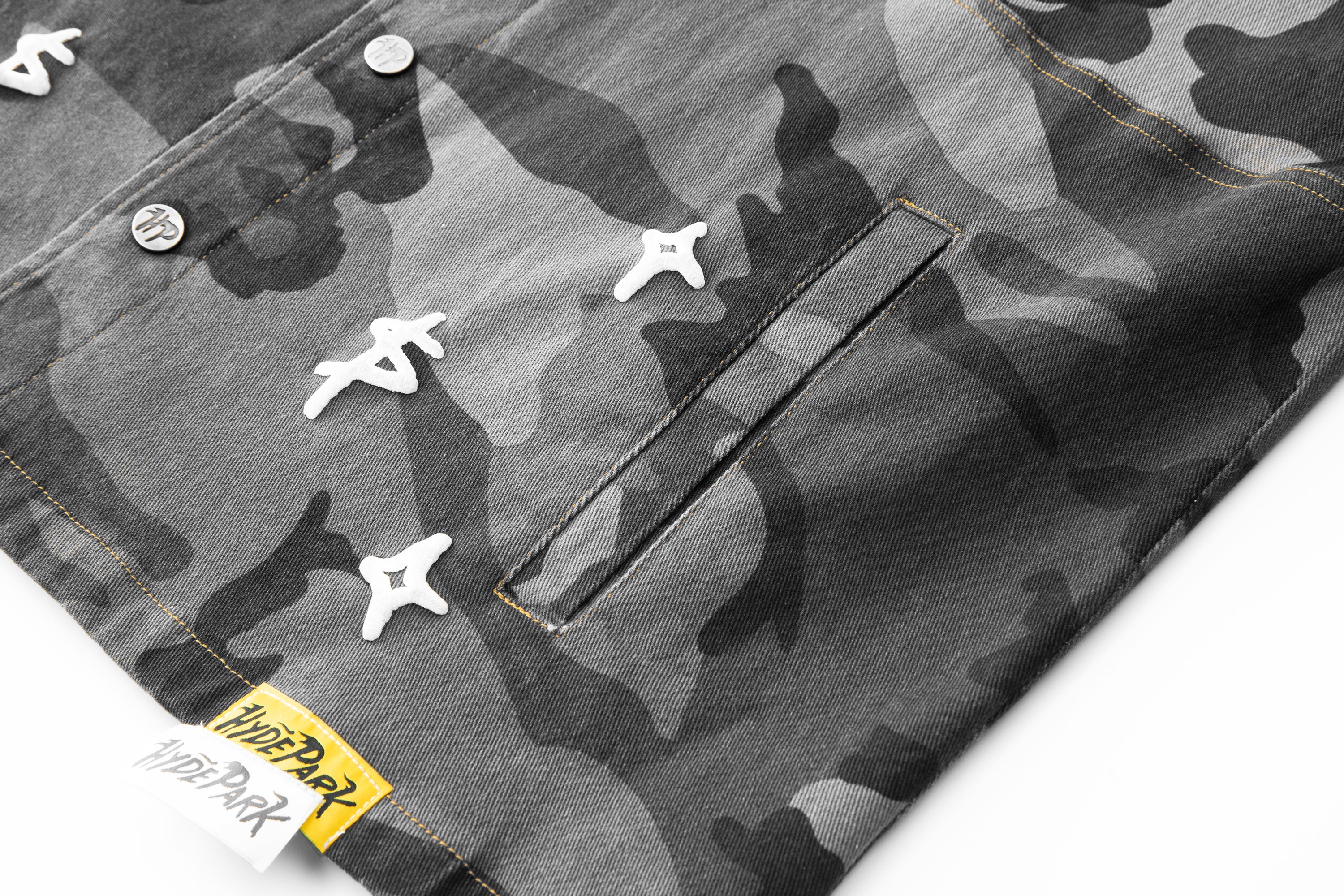 Urban Desert Camo Button Down Fatigue - Grey