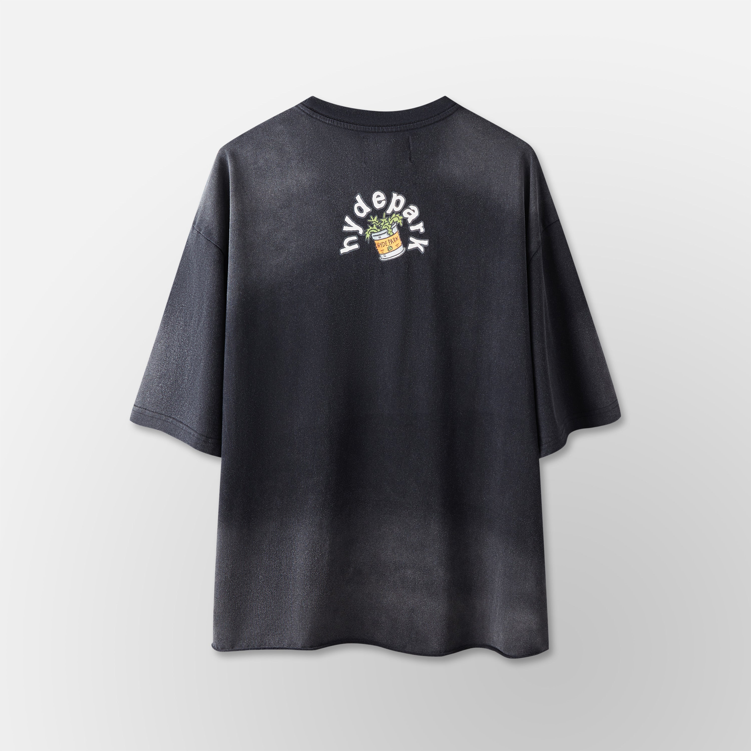Puffing Spinach Tee - Black