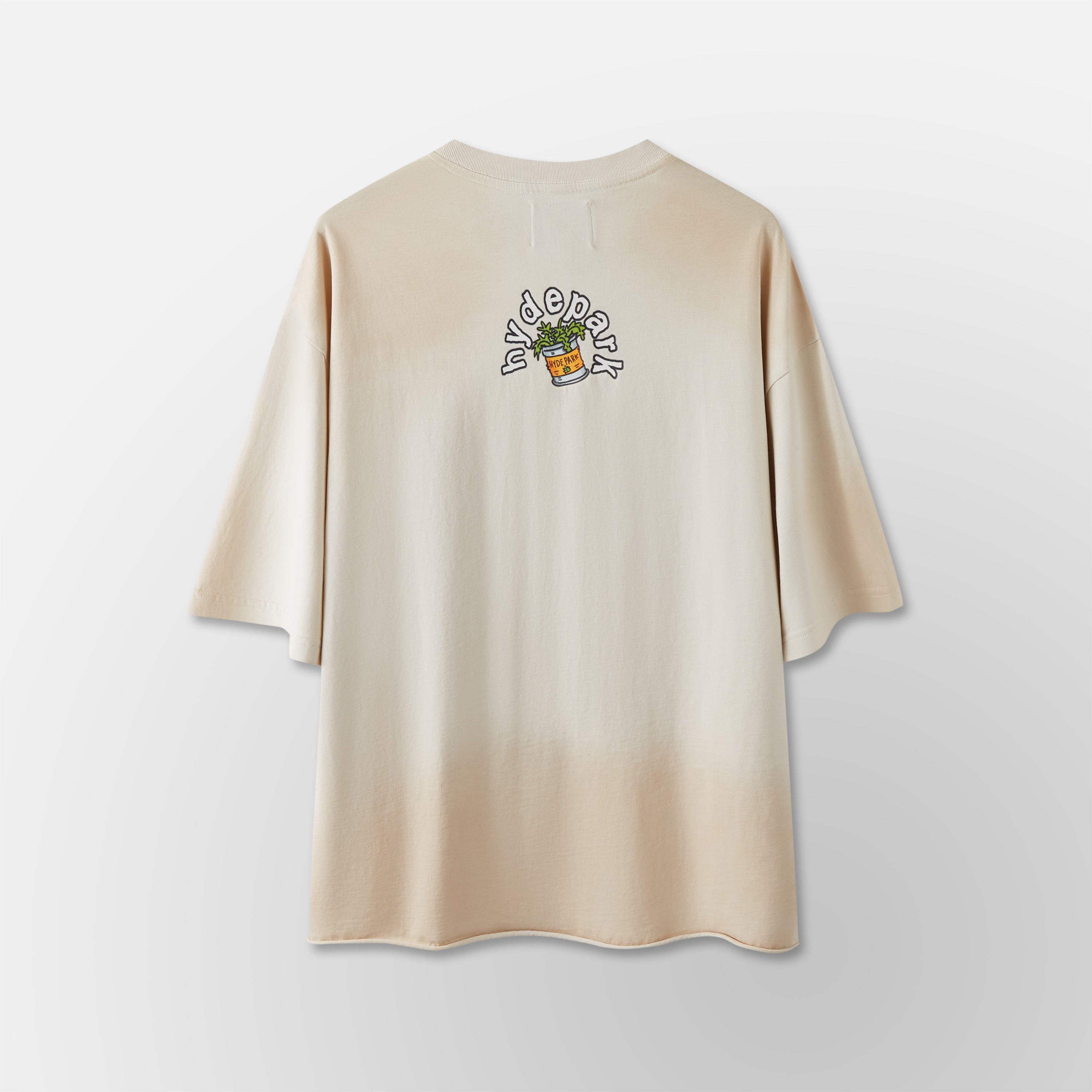 Puffing Spinach Tee - Cream