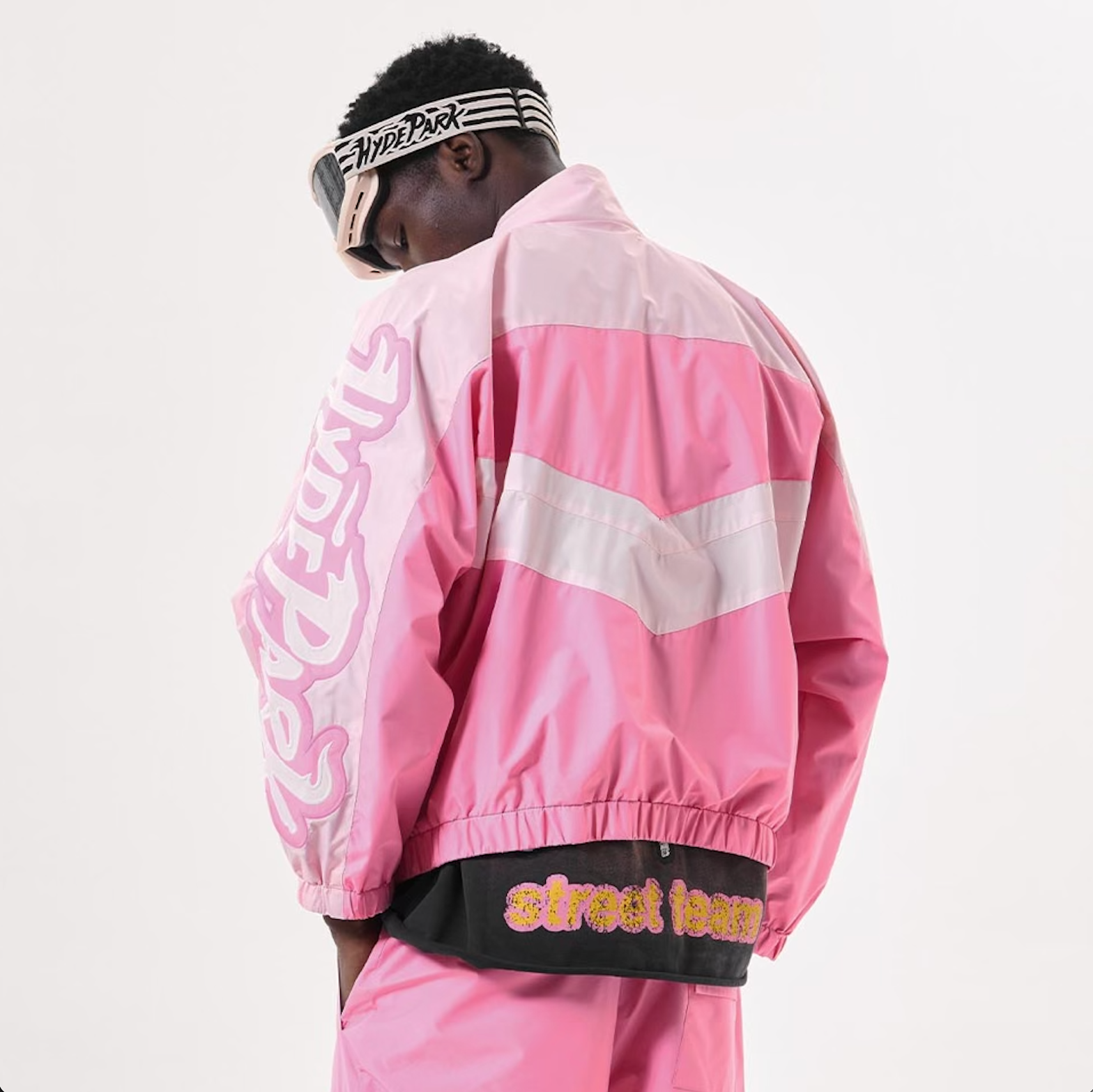 Street Team Windbreaker Jacket - Pink