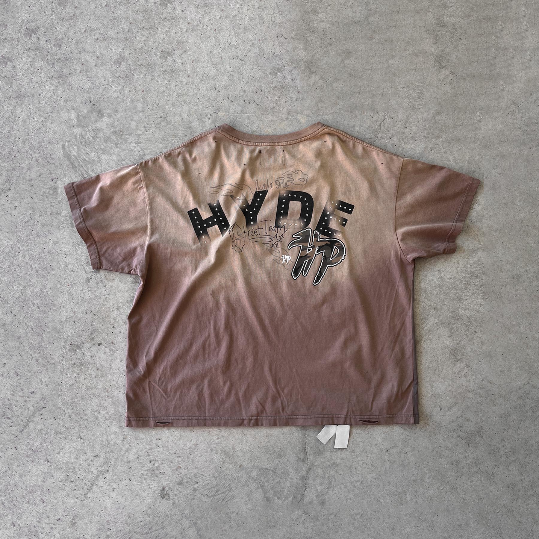 Split Pocket Tee - Brown