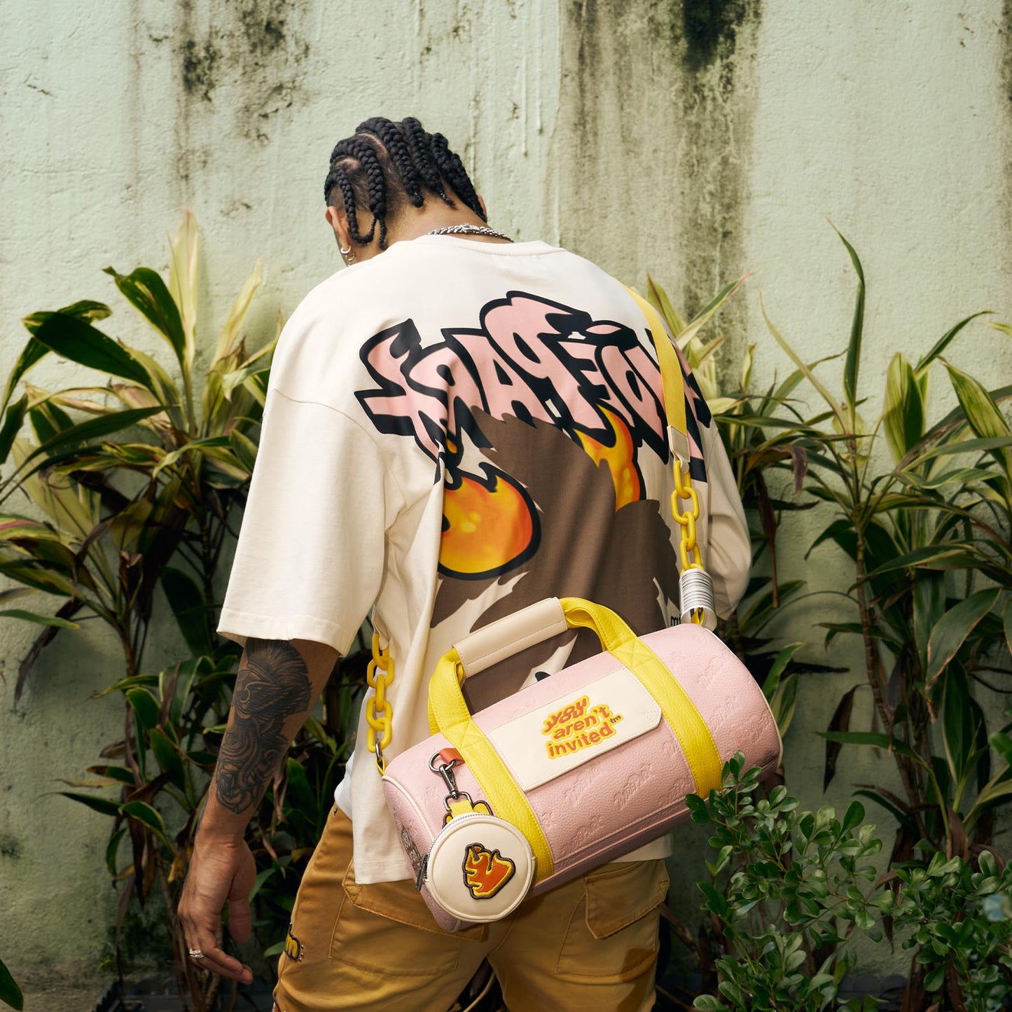 Trouble in Paradise Tee - Sand