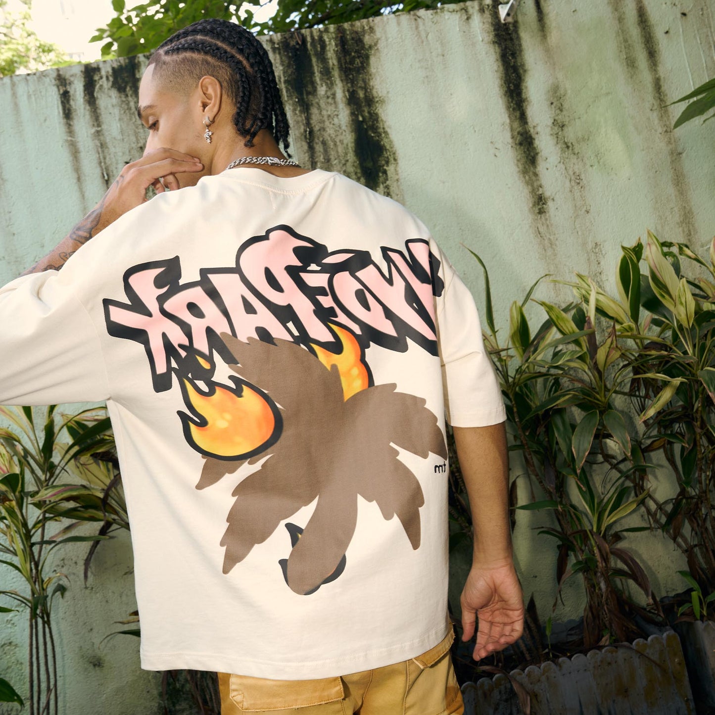 Trouble in Paradise Tee - Sand