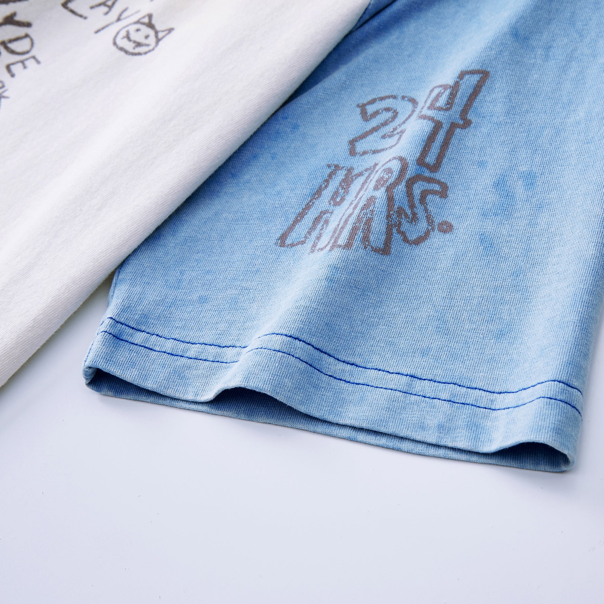 I Heart Cash Raglan- Blue