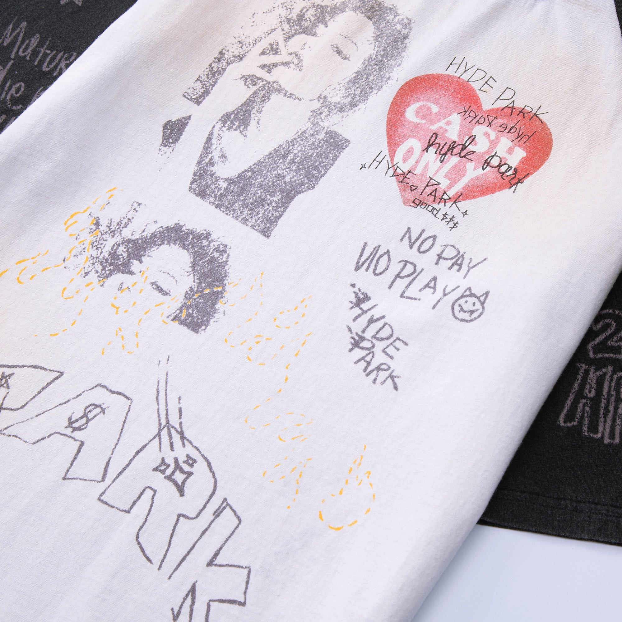 I Heart Cash Raglan - Black