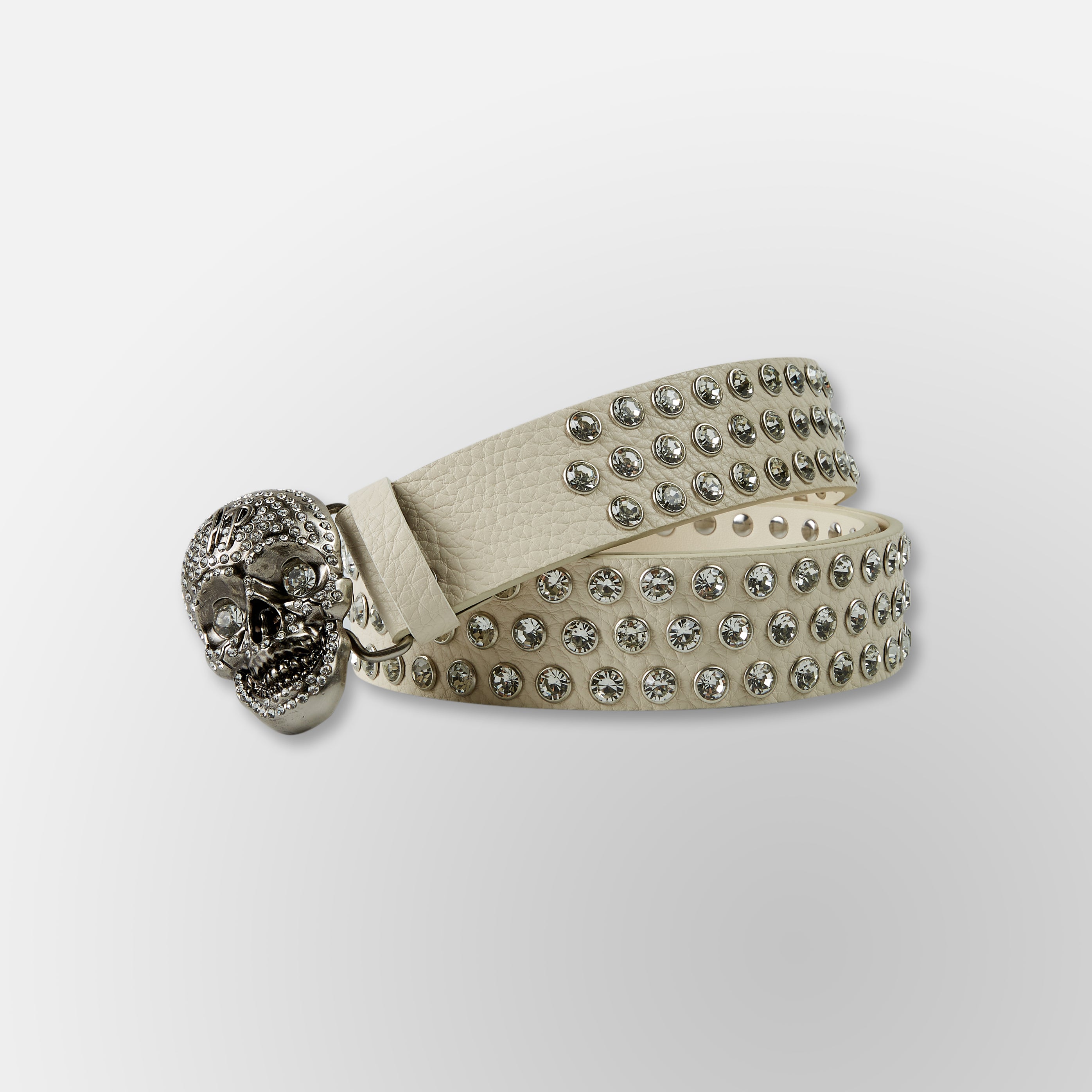 White Skull Belt