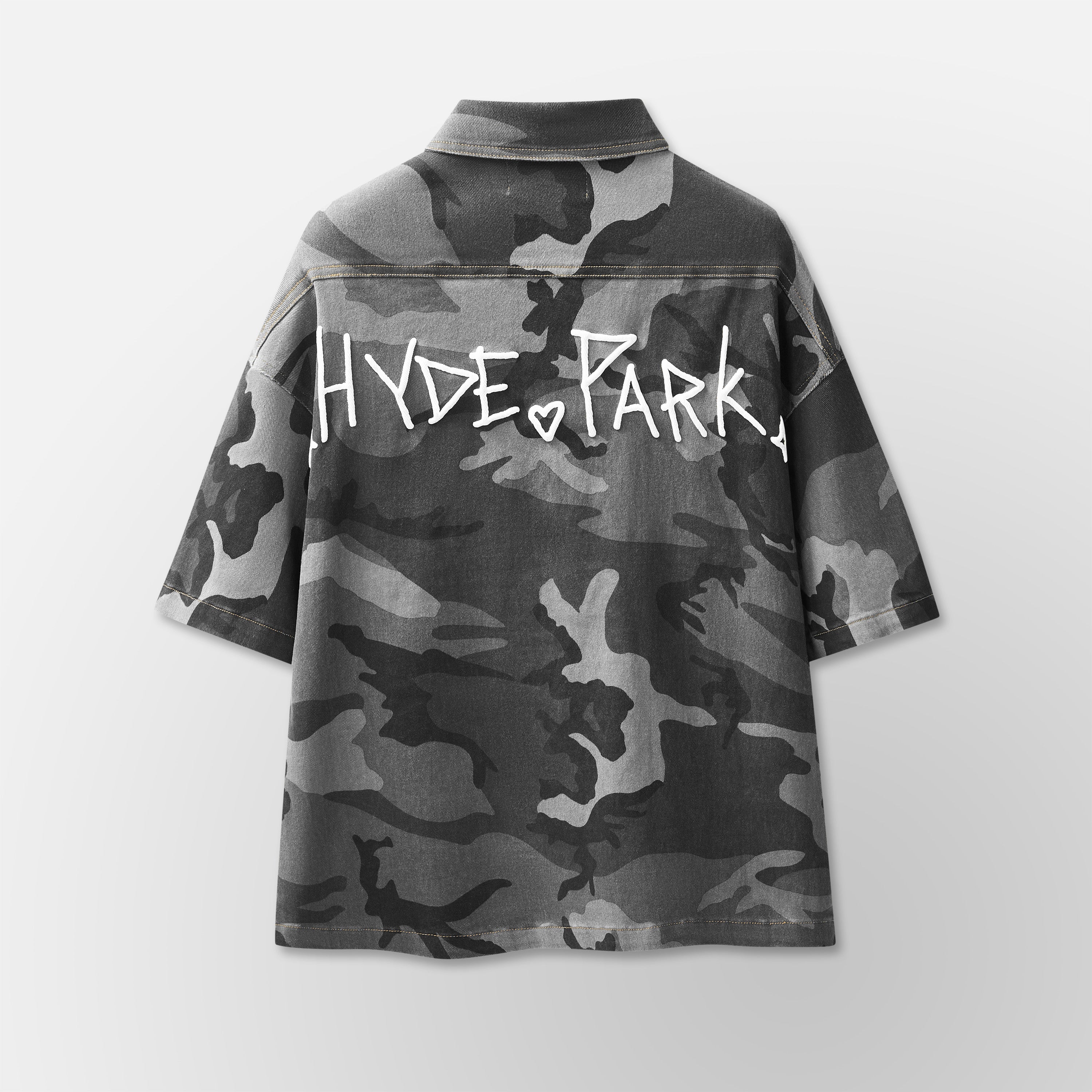 Urban Desert Camo Button Down Fatigue - Grey