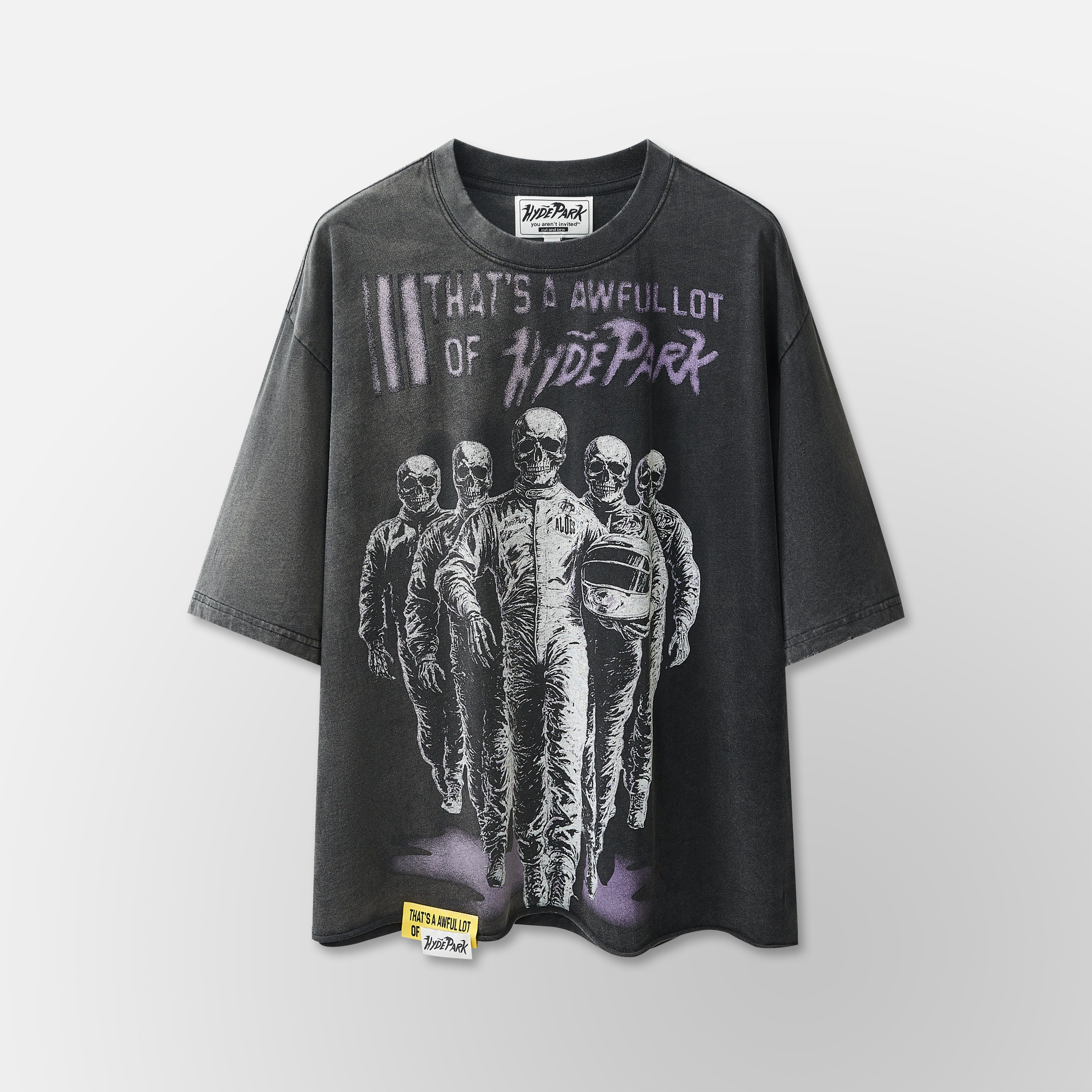 Cough Syrup Moto Racer Team T-shirt  - Blk