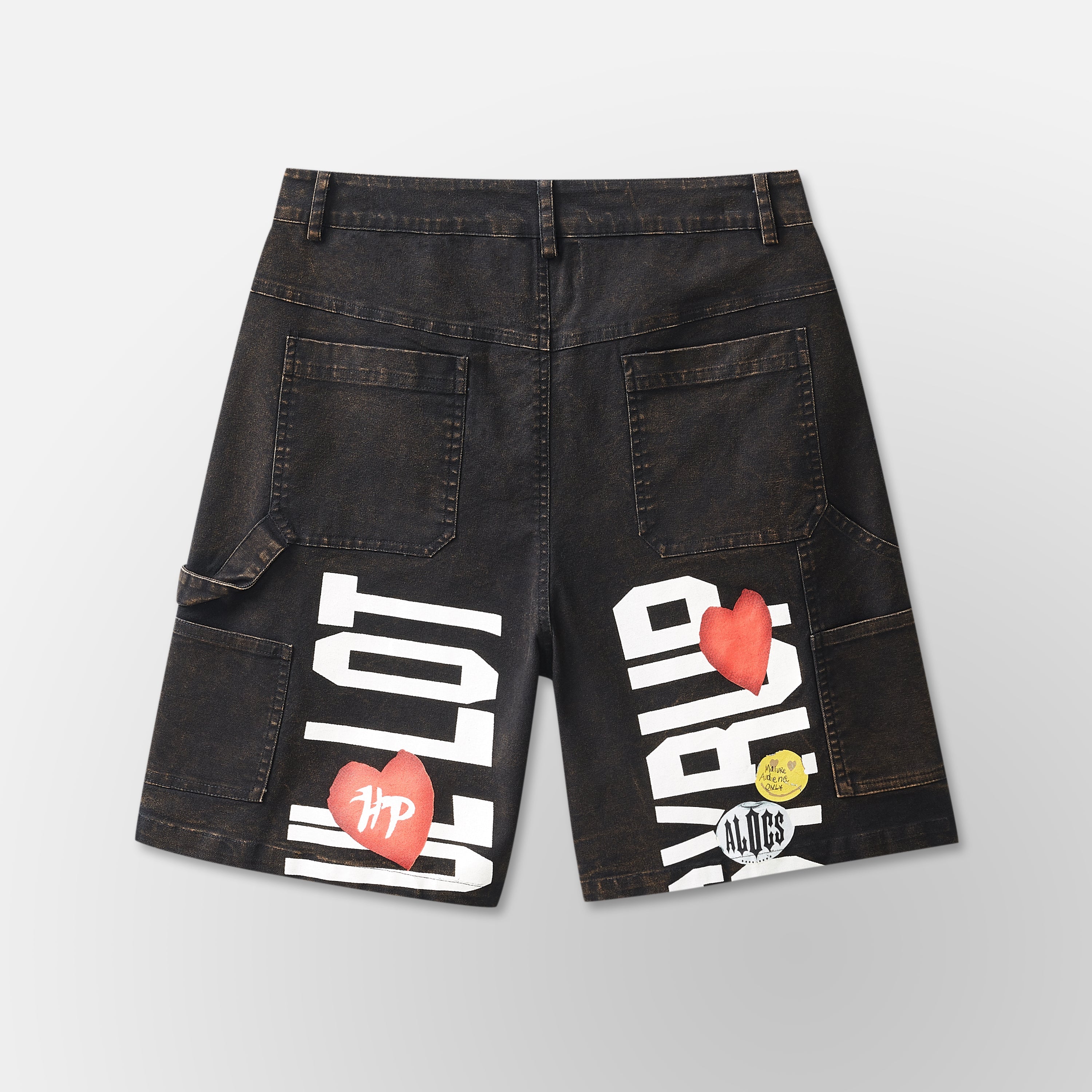 Carpenter Work Wear Shorts ALOCS x HP - Black