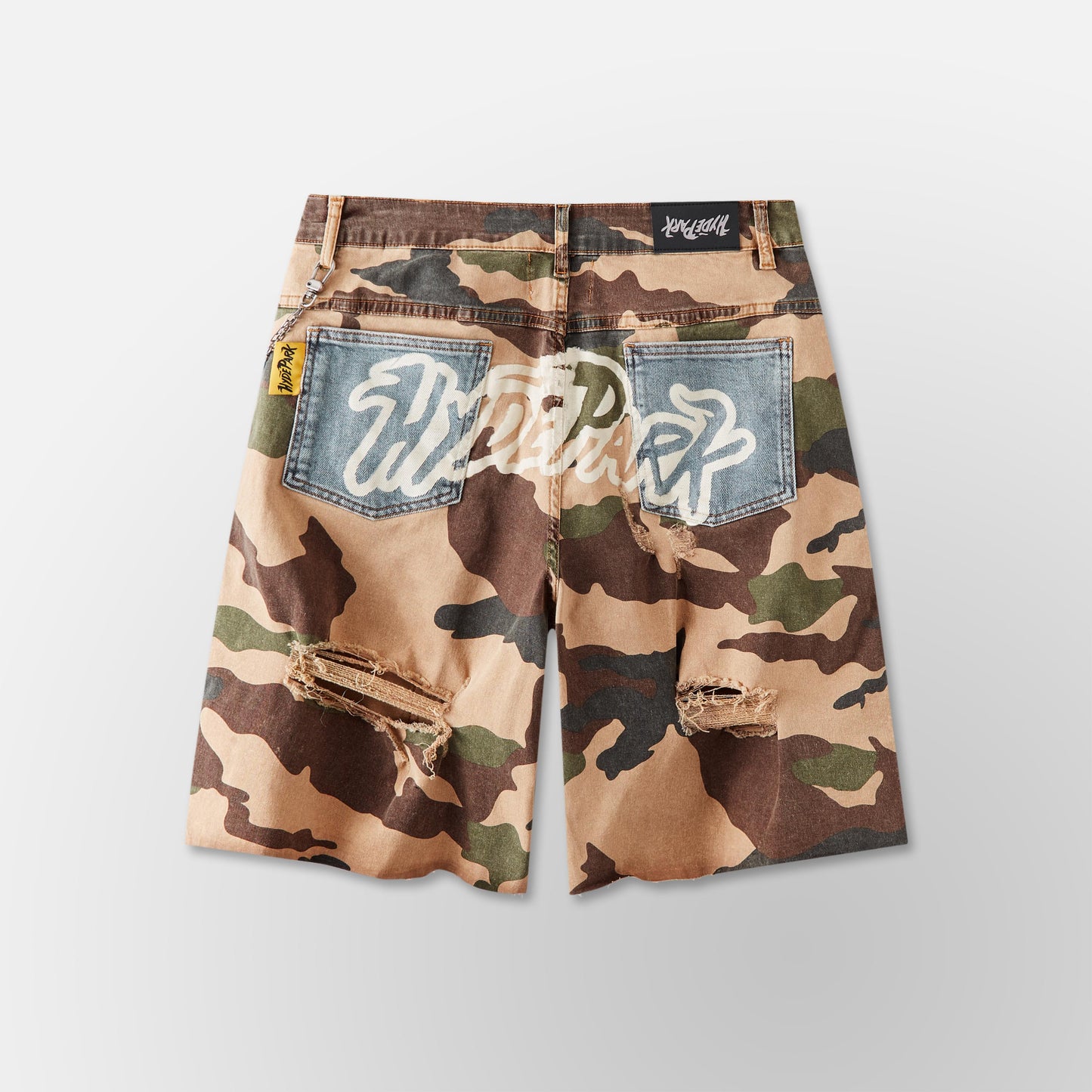Pockets Everywear Camo Shorts - Camo Green