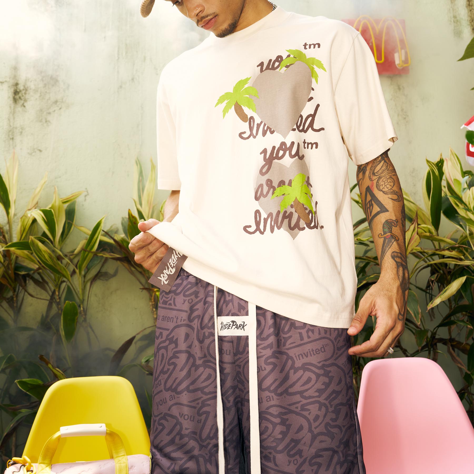 Mash Up The Weekend Shorts - Black Sand