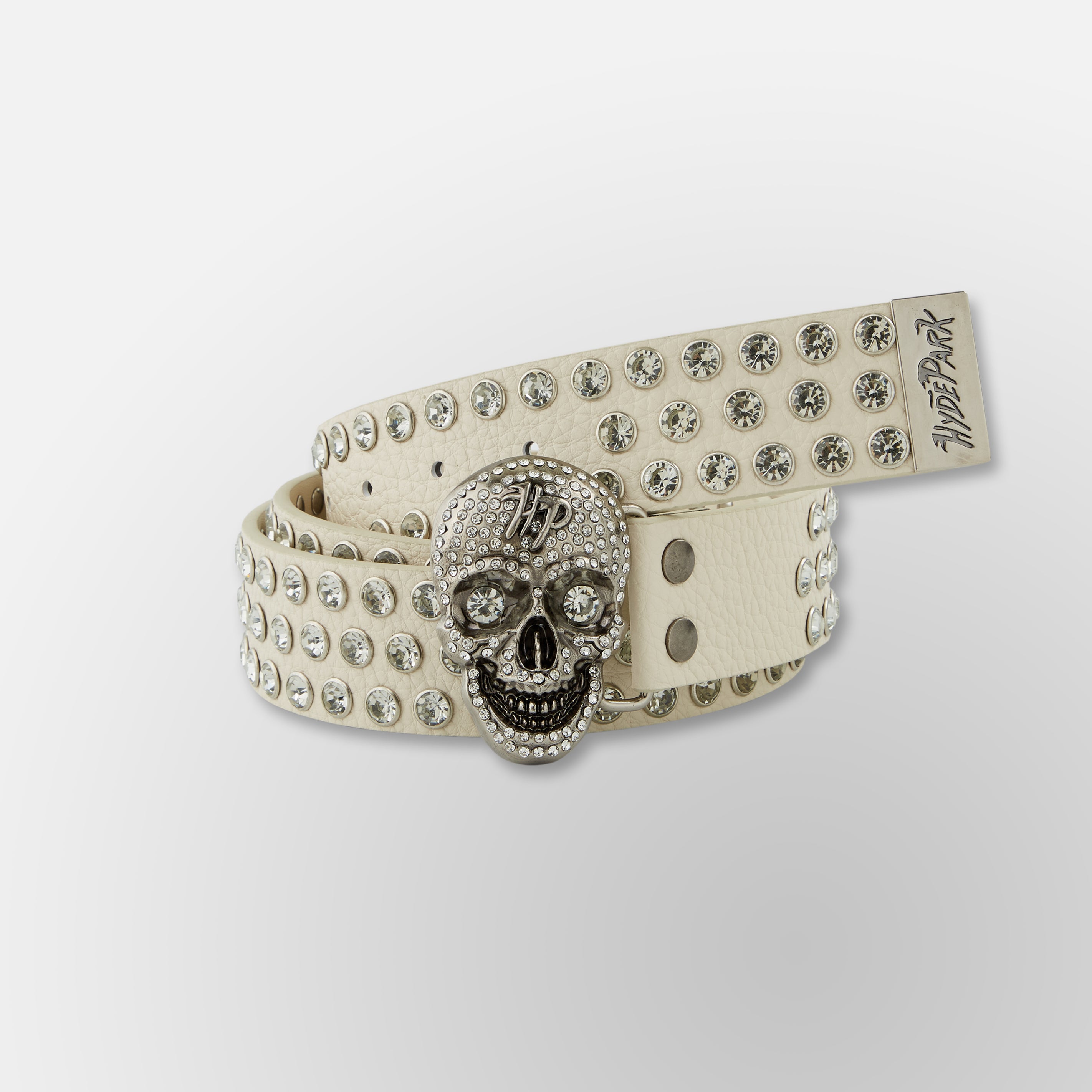 White Skull Belt