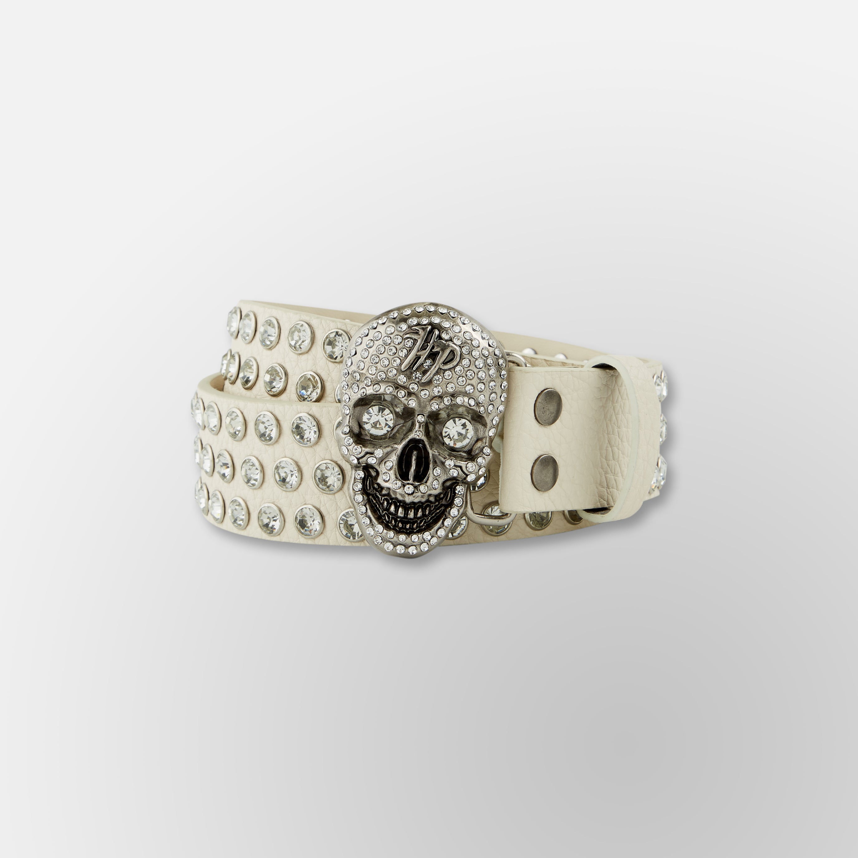 White Skull Belt