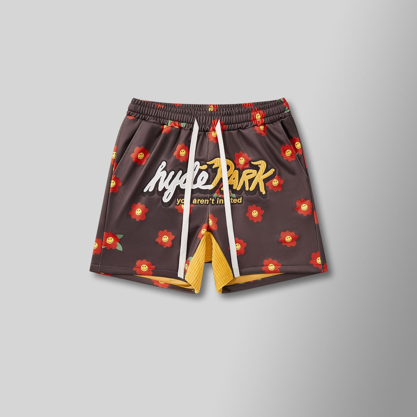 Mash Up The Weekend Shorts - Red Lemon