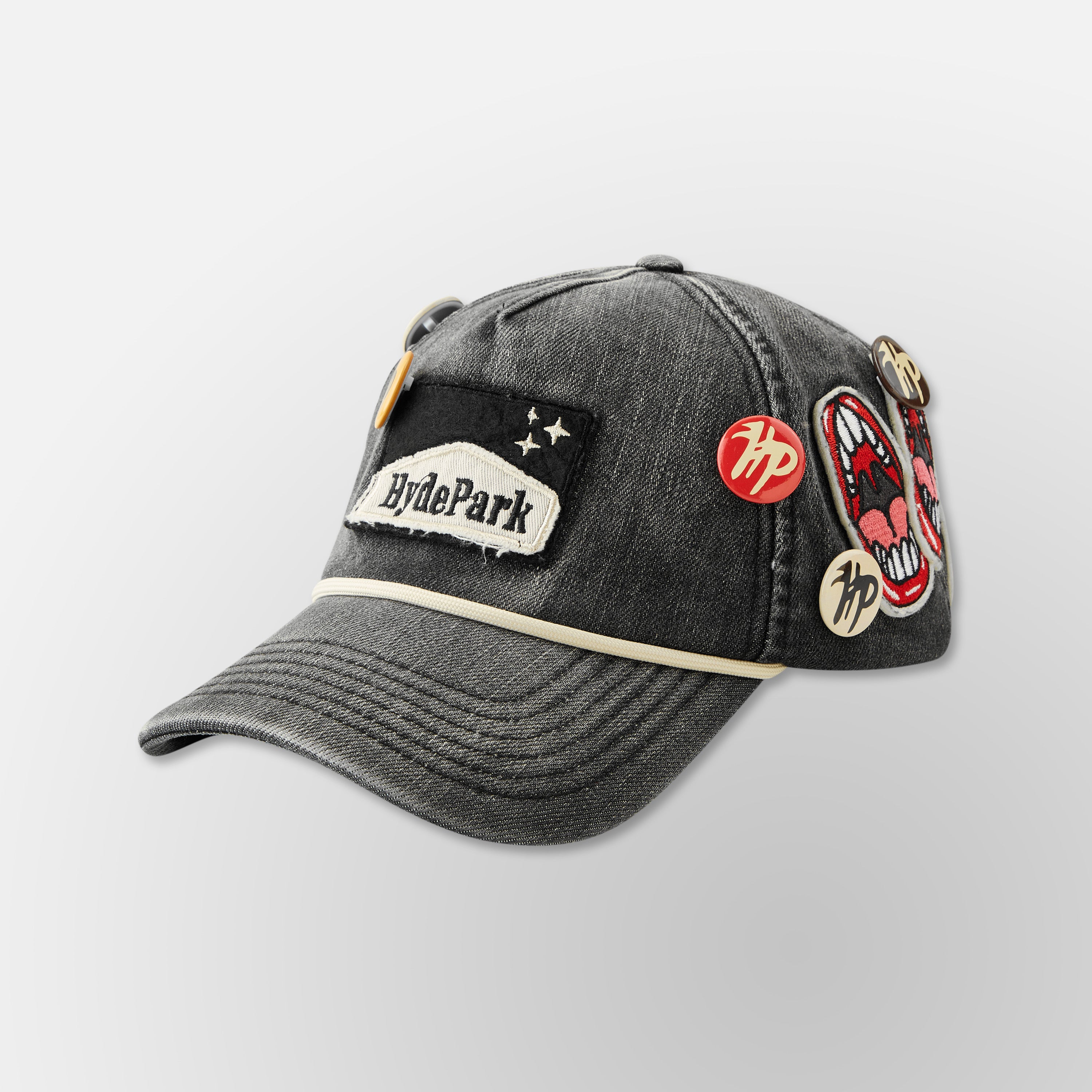 Ciggy Cig Denim Cap - BLK